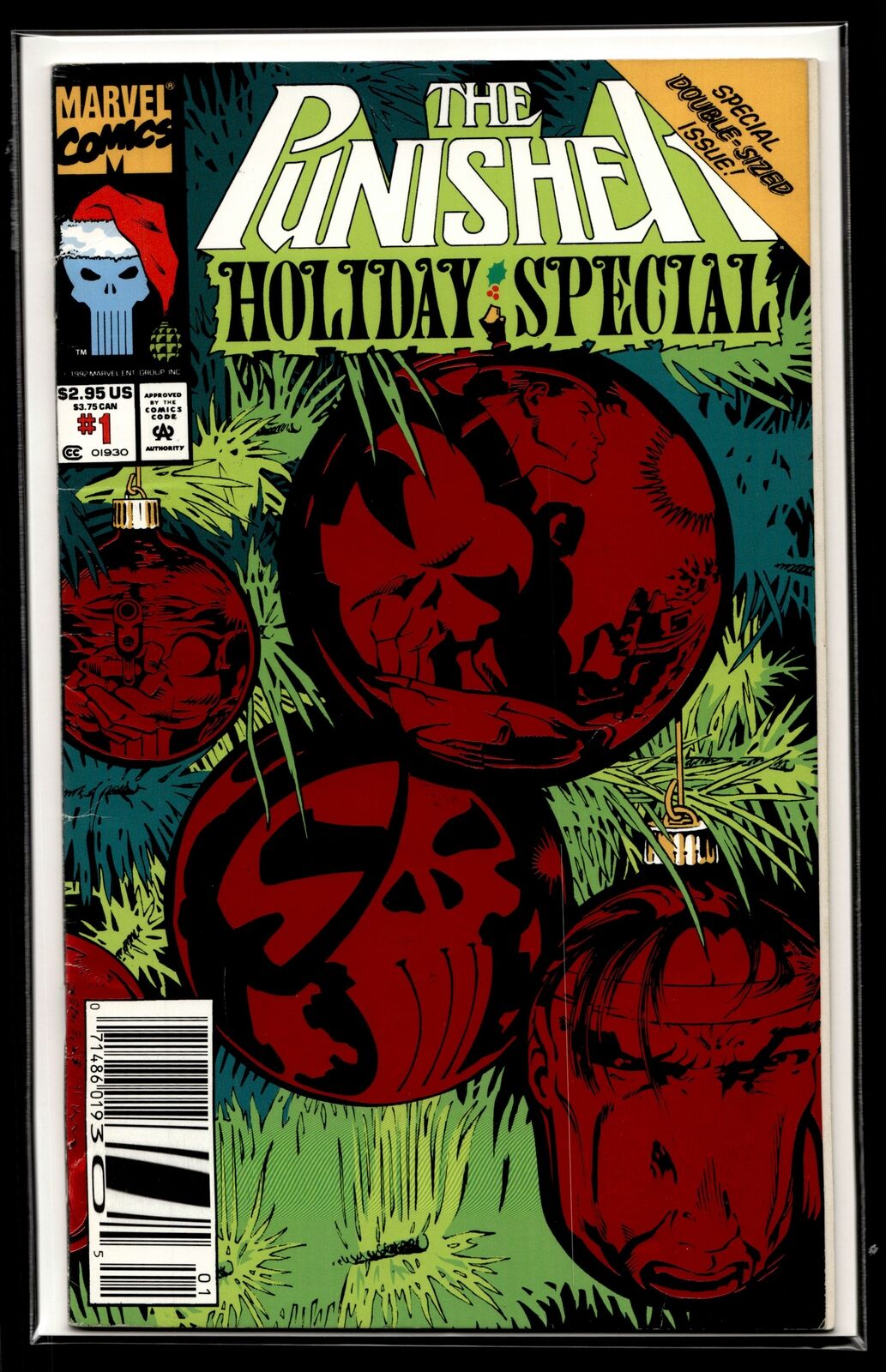 1993 Punisher Holiday Special #1 Newsstand Marvel Comic