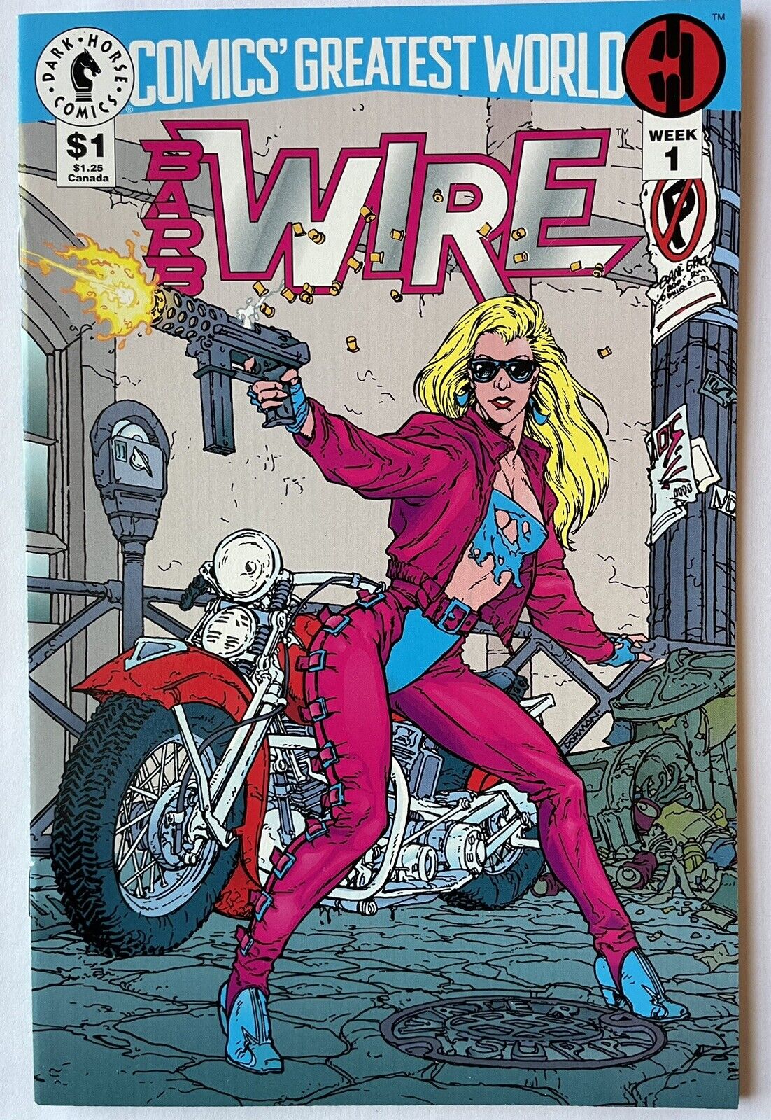 Comics\' Greatest World : Barb Wire #1 KEY 1st Appearance Barb Wire Pam Anderson