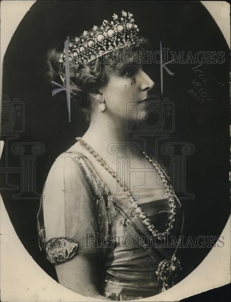 1935 Press Photo of Queen Victoria of Spain