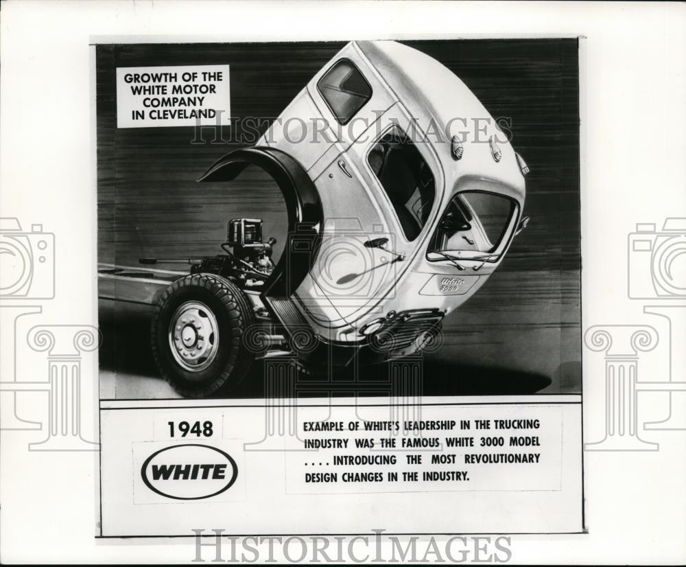 1964 Press Photo White Trucking Industry 3000 Model - nee56428