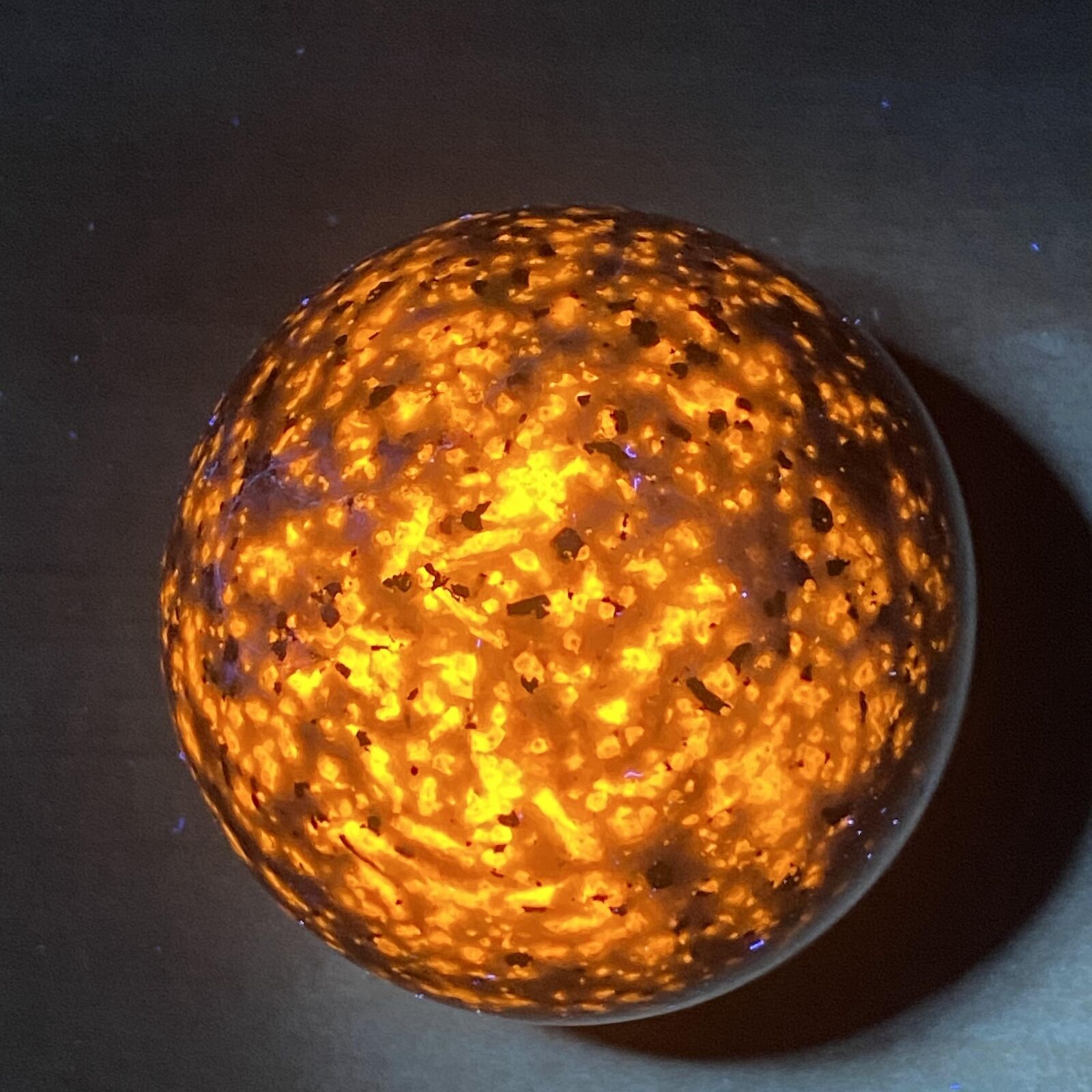  1pc 300g+ Natural Yooperite Ball quartz crystal sphere Gem Reiki Healing 60mm+