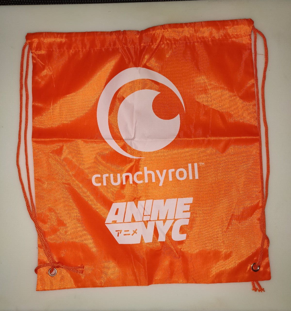 Set of 2 Crunchyroll Nylon Drawstring Backpack Cinch Bag Dr. Stone AnimeNYC 2019