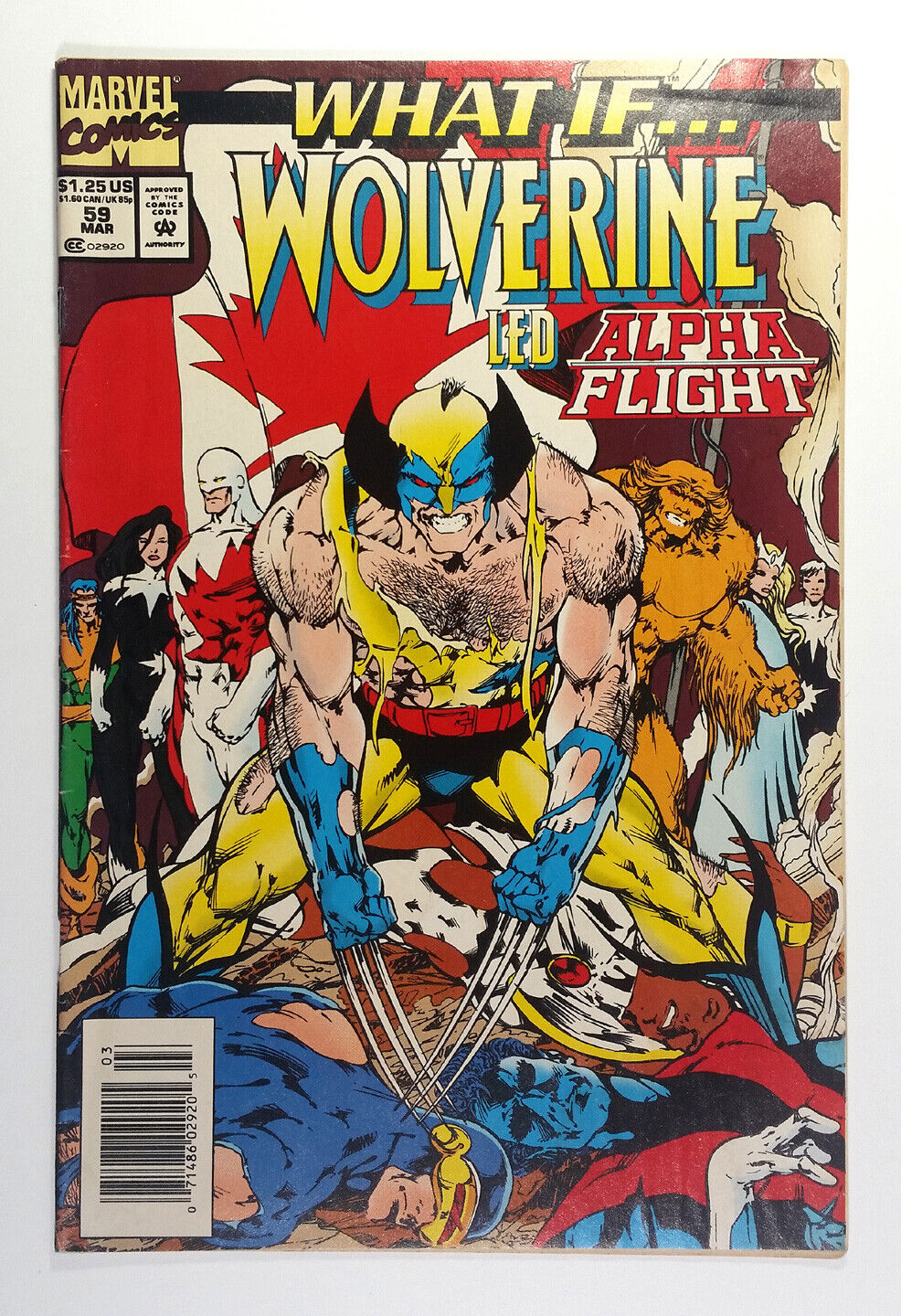 What If? Wolverine Led Alpha Flight #59 Newsstand (1994) Marvel Comics