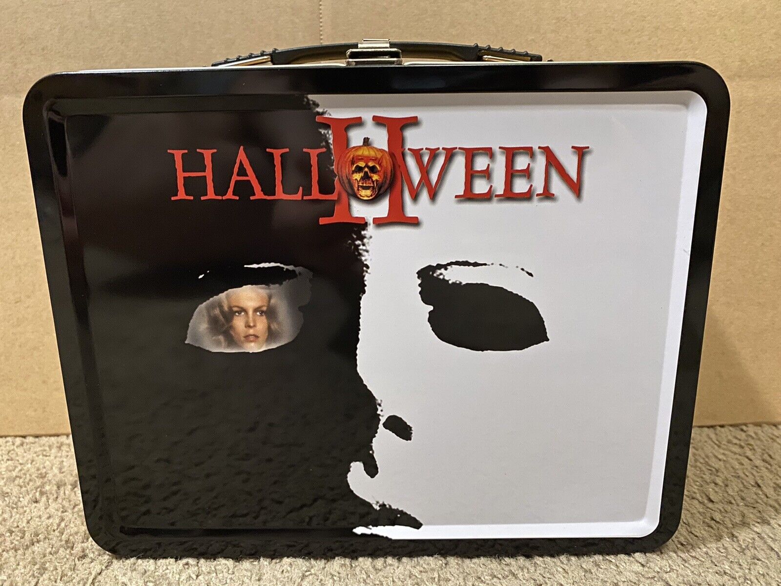 Halloween II Micheal Myers Tin Tote Lunch Box Horror Factory Entertainment New
