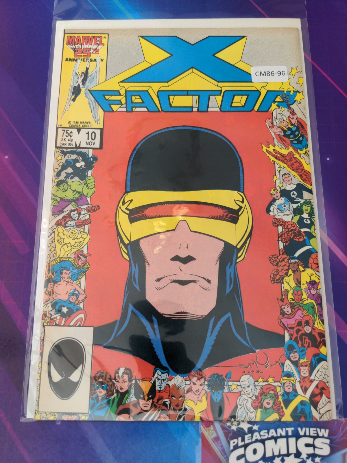 X-FACTOR #10 VOL. 1 HIGH GRADE 1ST APP MARVEL COMIC BOOK CM86-96