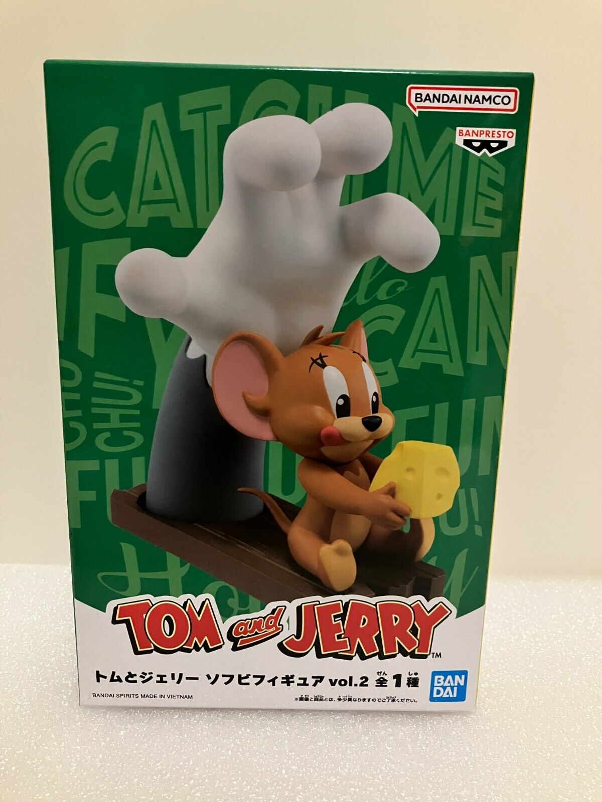 Tom and Jerry Soft Vinyl Figure vol.2 BANPRESTO Japan NEW