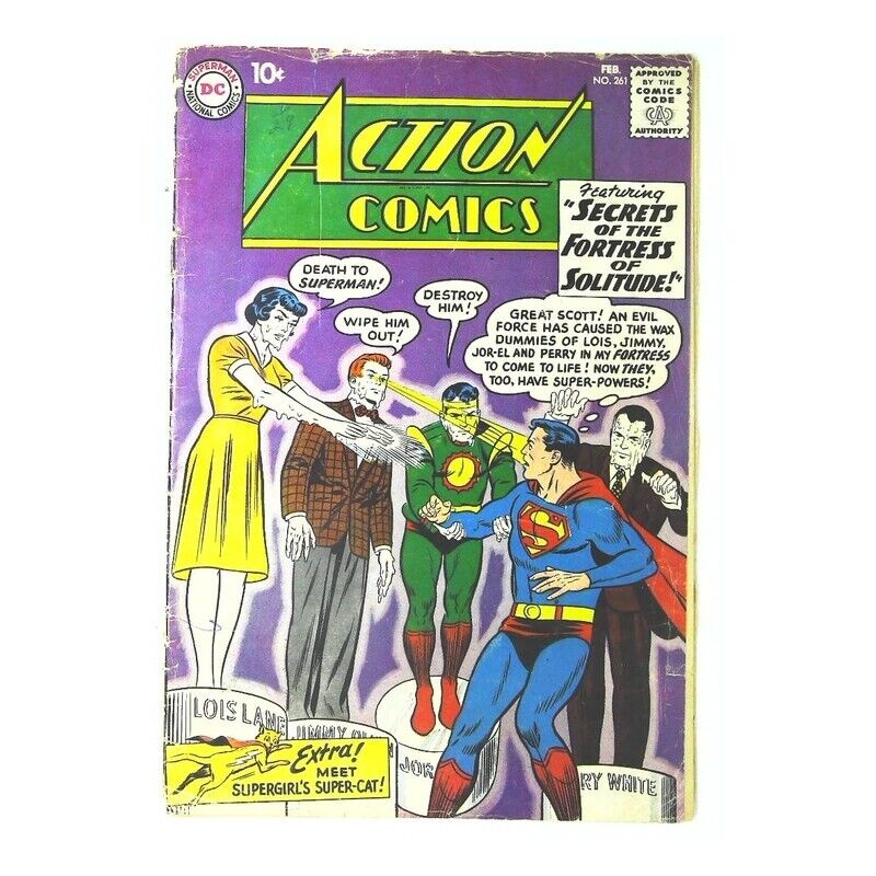 Action Comics #261 - 1938 series DC comics VG minus / Free USA Shipping [x 