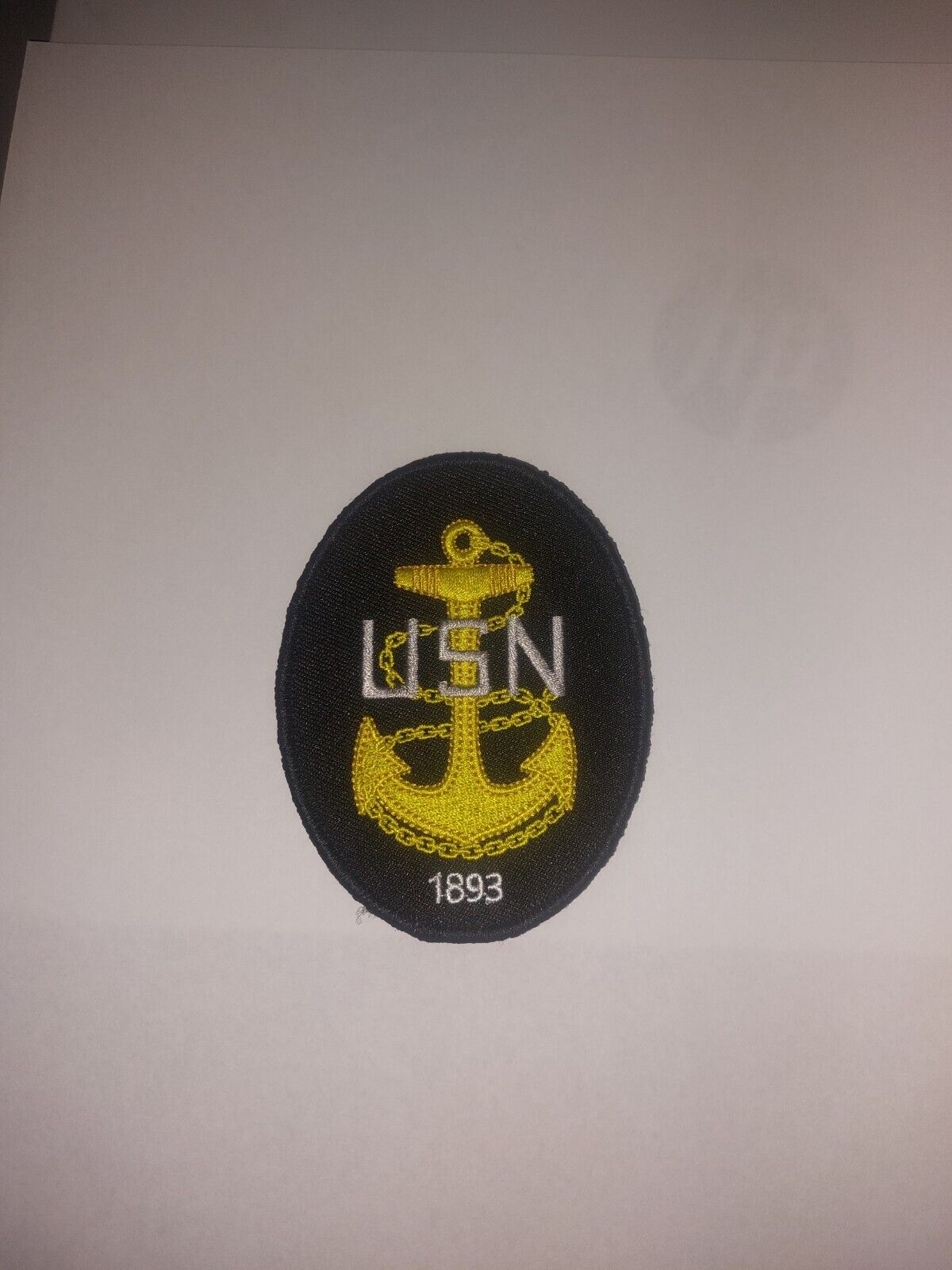 Chief Petty Officer patch USN CPO E-7 Navy 5 1/4 x 3 5/8