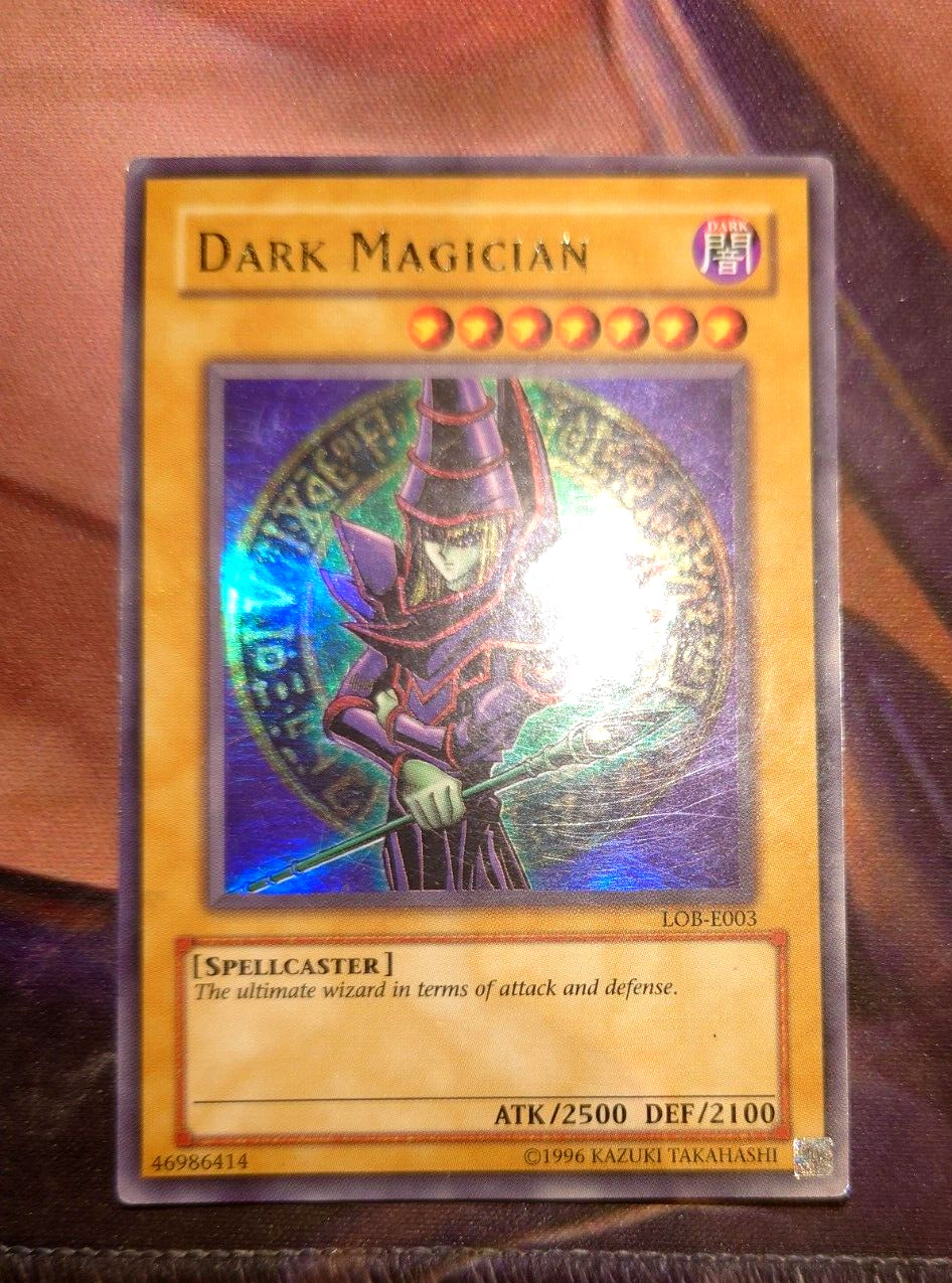 YU-GI-OH Dark Magician LOB-E003 Ultra Rare Card yugioh