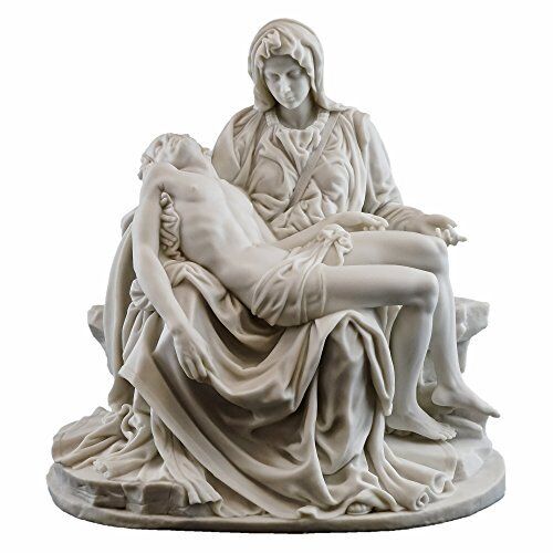 La Pieta by Michelangelo Statue - Museum Grade Replica in Premium Sculpted Re...