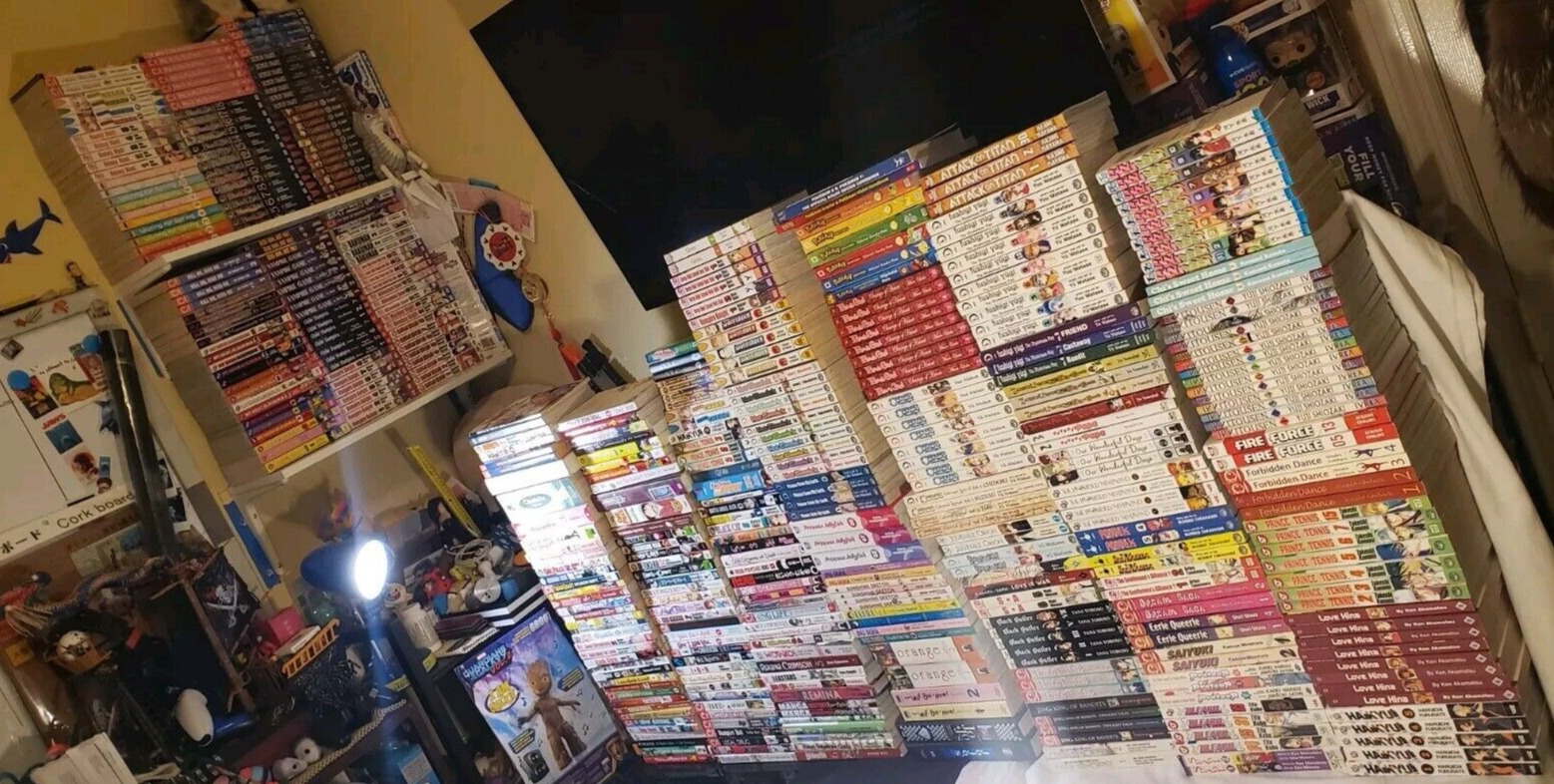 Massive Mixed 450+ Volume Manga Collection Lot 