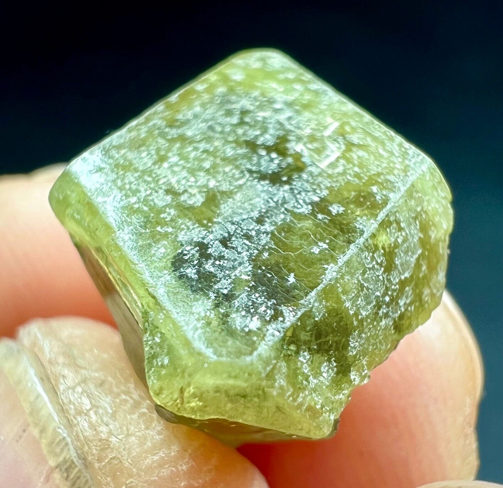 14 Carat Demantoid Garnet Crystal From Khust Afghanistan