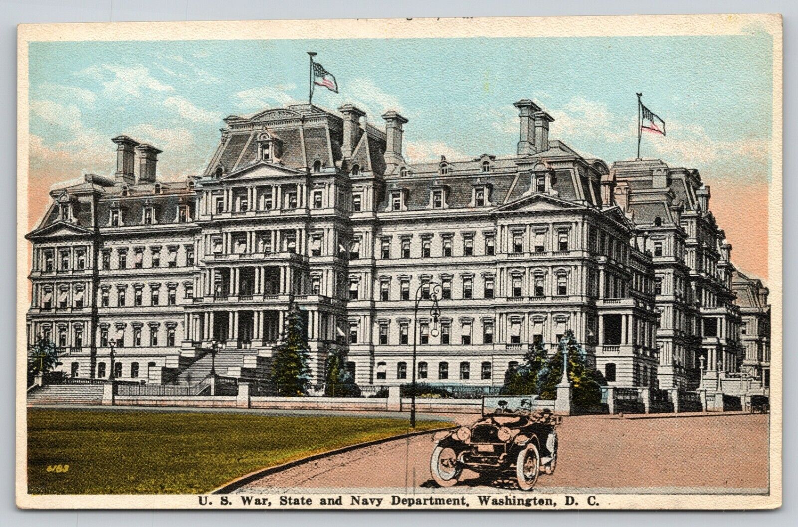 Postcard Washington D.C. U.S. War State And Navy Department UNP A15
