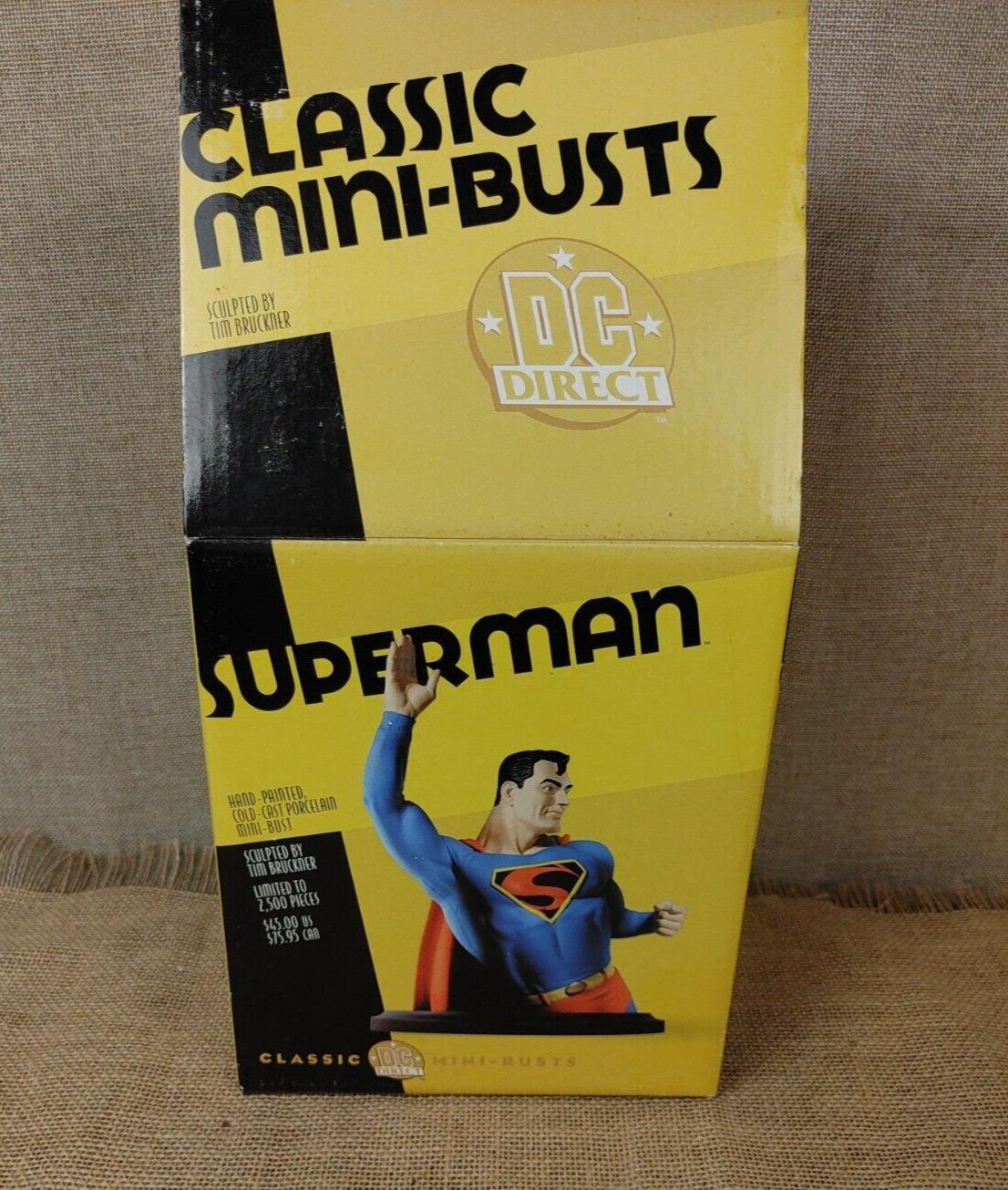 SUPERMAN Classics LIMITED EDITION Mini-Bust by DC Direct # 2093 / 2500 NIB