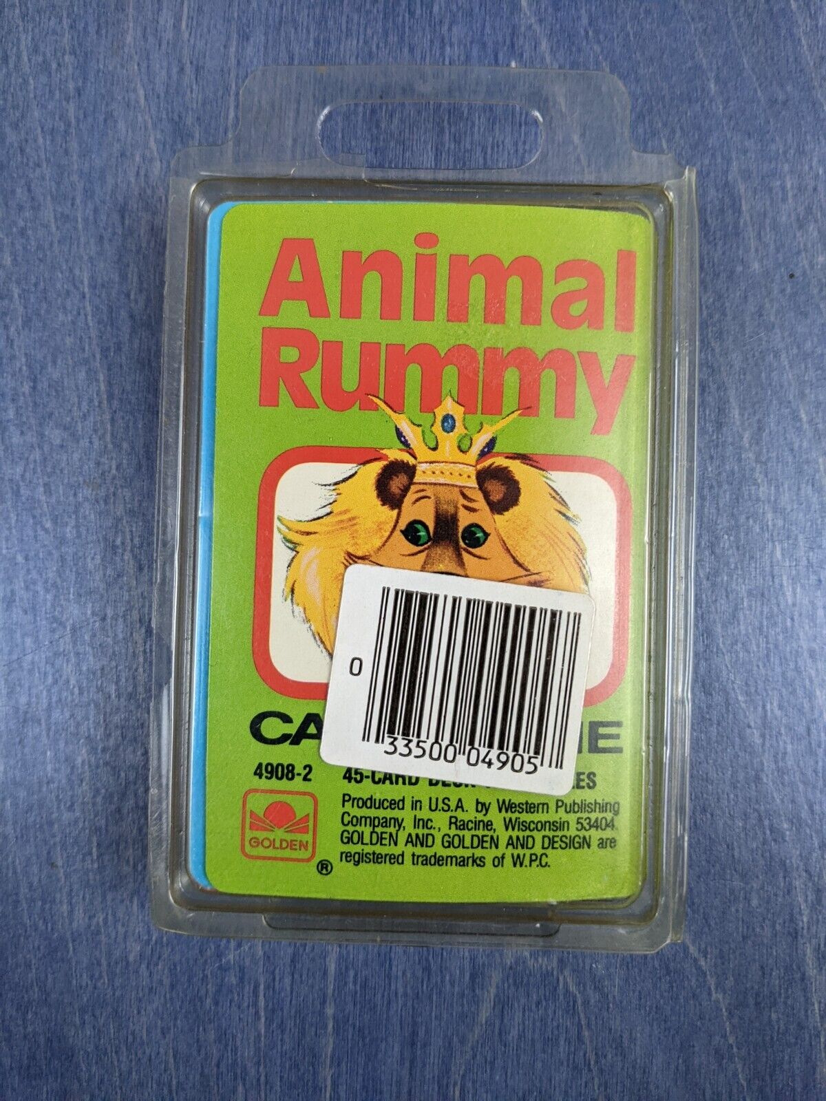 Vintage Golden Card Game - Animal Rummy 4908-2 - Sealed - Western Publishing