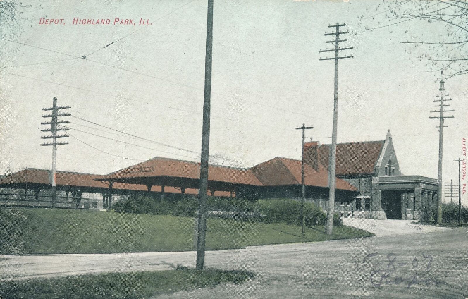 HIGHLAND PARK IL - Railroad Depot