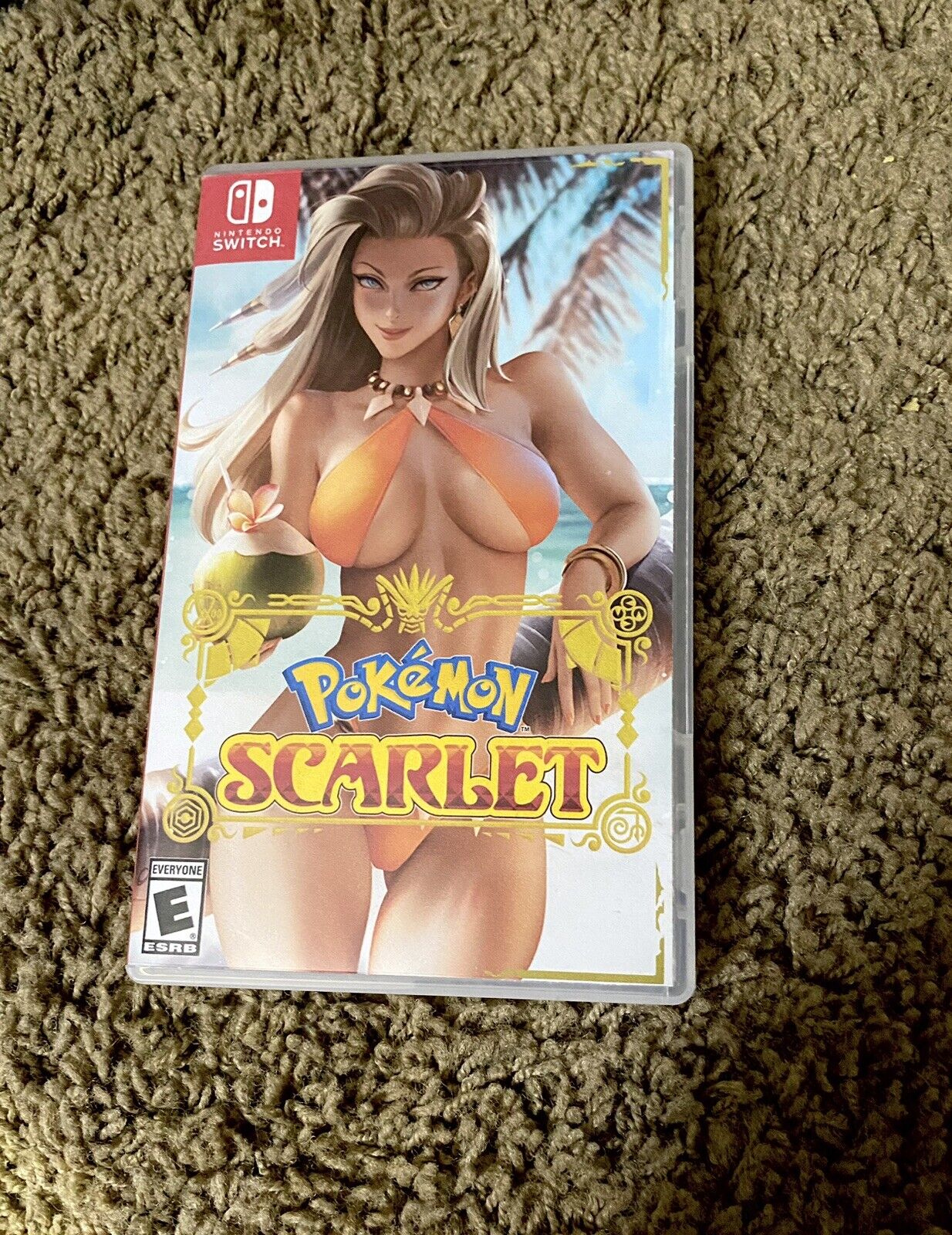 COVER ART ONLY Pokemon Scarlet SADA NO GAME Included