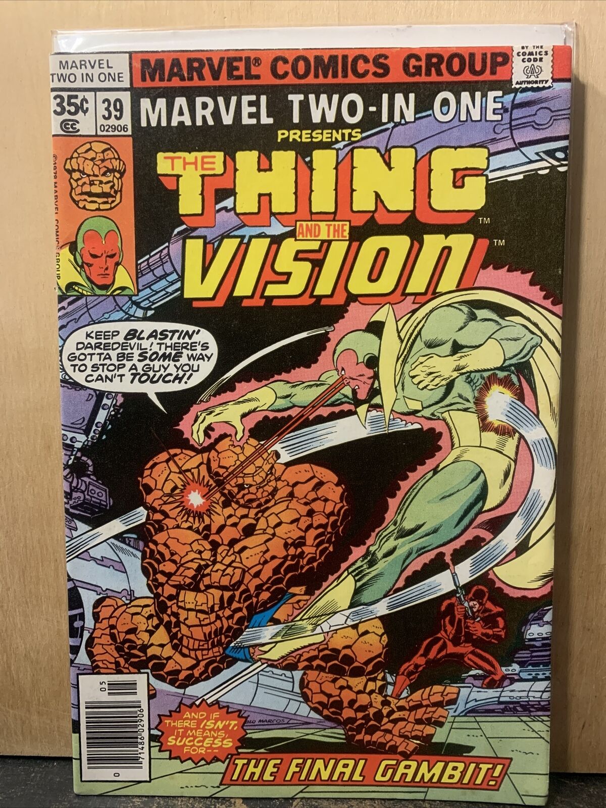 Marvel Two-In-One -The Thing & The Vision- #39 Comic Book 1978.