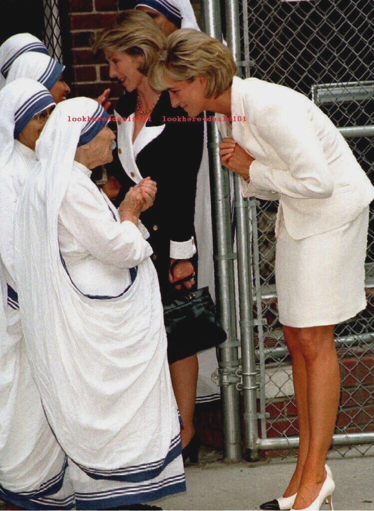 PRINCESS DIANA Photo 4x6 Mother Teresa Lady Di Royal Collectibles