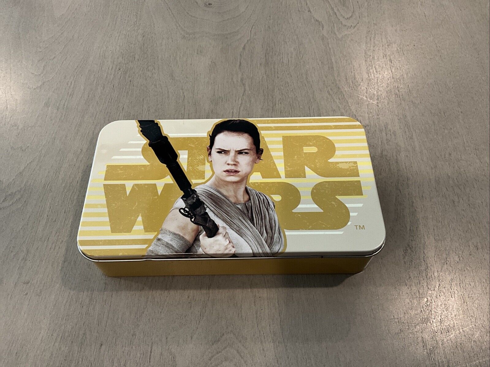 STAR WARS THE FORCE AWAKENS REY TIN BY THE TIN BOX CO.