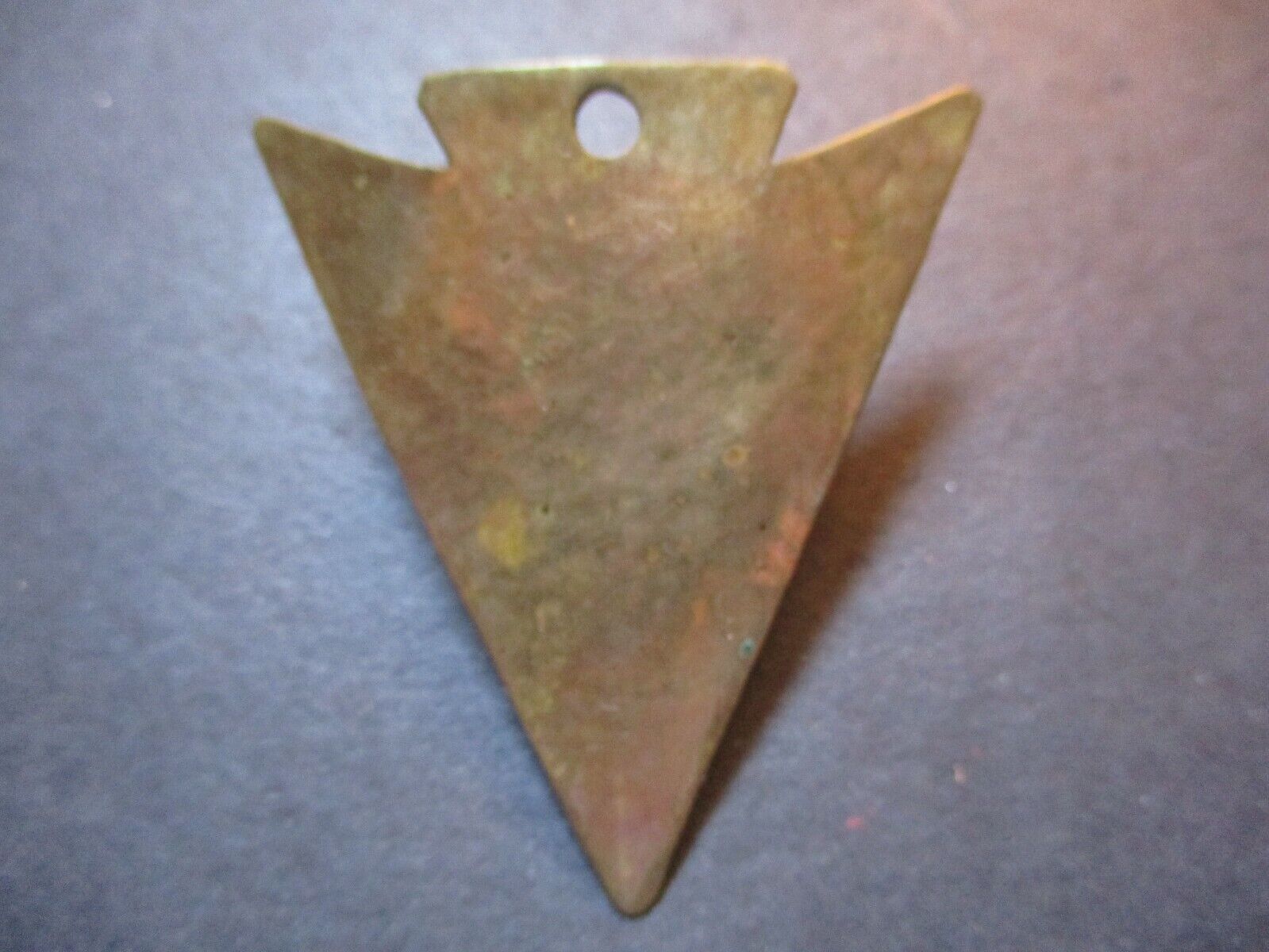 Arrow shaped metal BSA boy scouts neckerchief slide