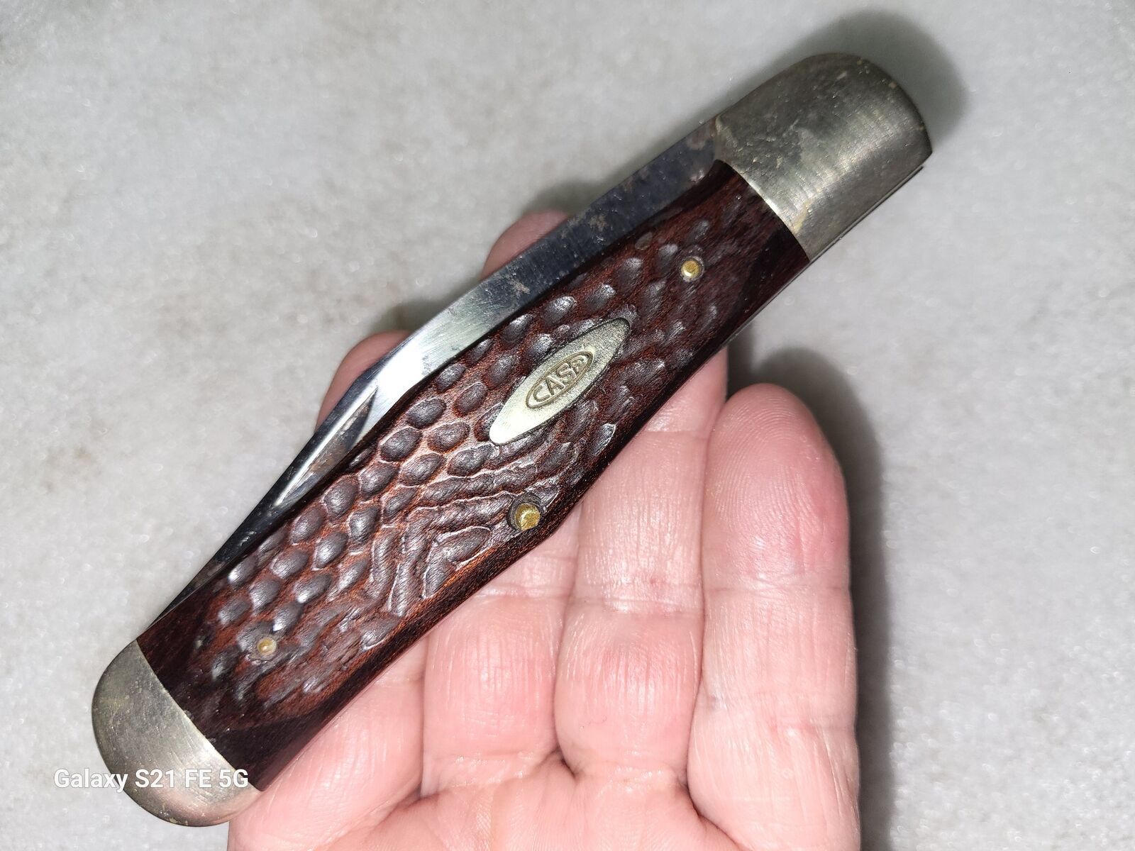 Vintage Case XX 10 Dot Single Blade Pocketknife C61050 SAB