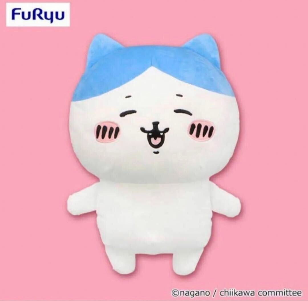 Chiikawa Super Big 17inch The Smile Hachiware Plush Doll Toy Limited Japan New