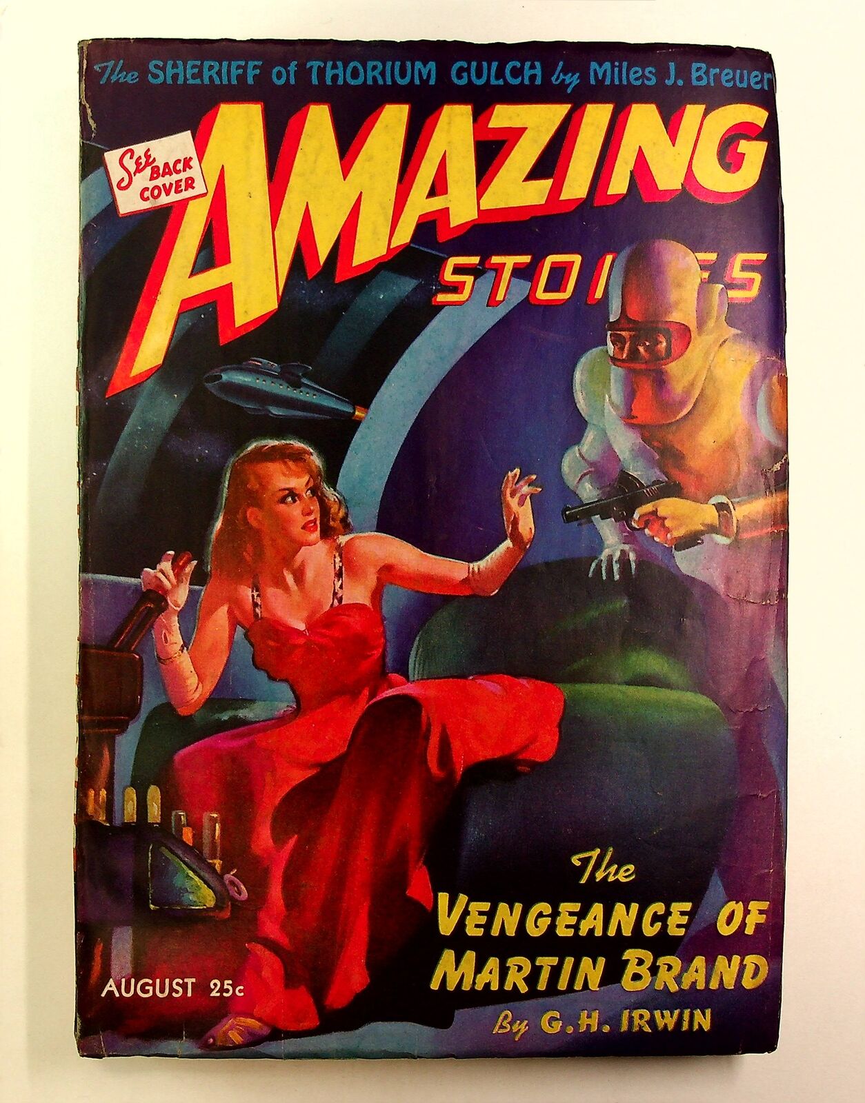Amazing Stories Pulp Vol. 16 #8 VG- 3.5 1942