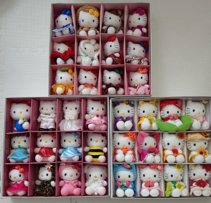 Hello Kitty Stuffed Toy Collection Plush SANRIO All36 Type old Rare