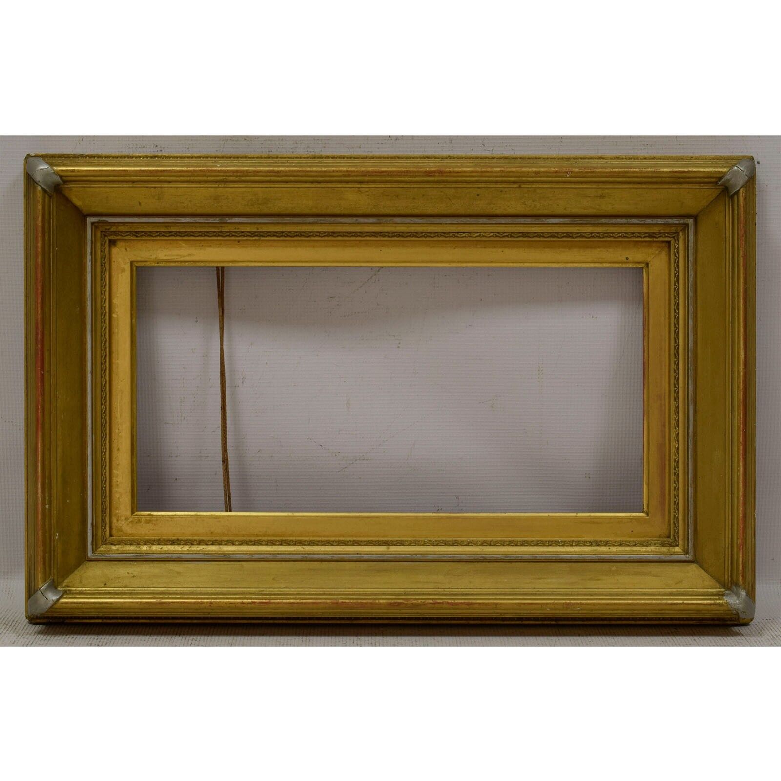 Ca 1880- 1900 Old wooden frame original condition Internal: 16.1 x 8.1 in