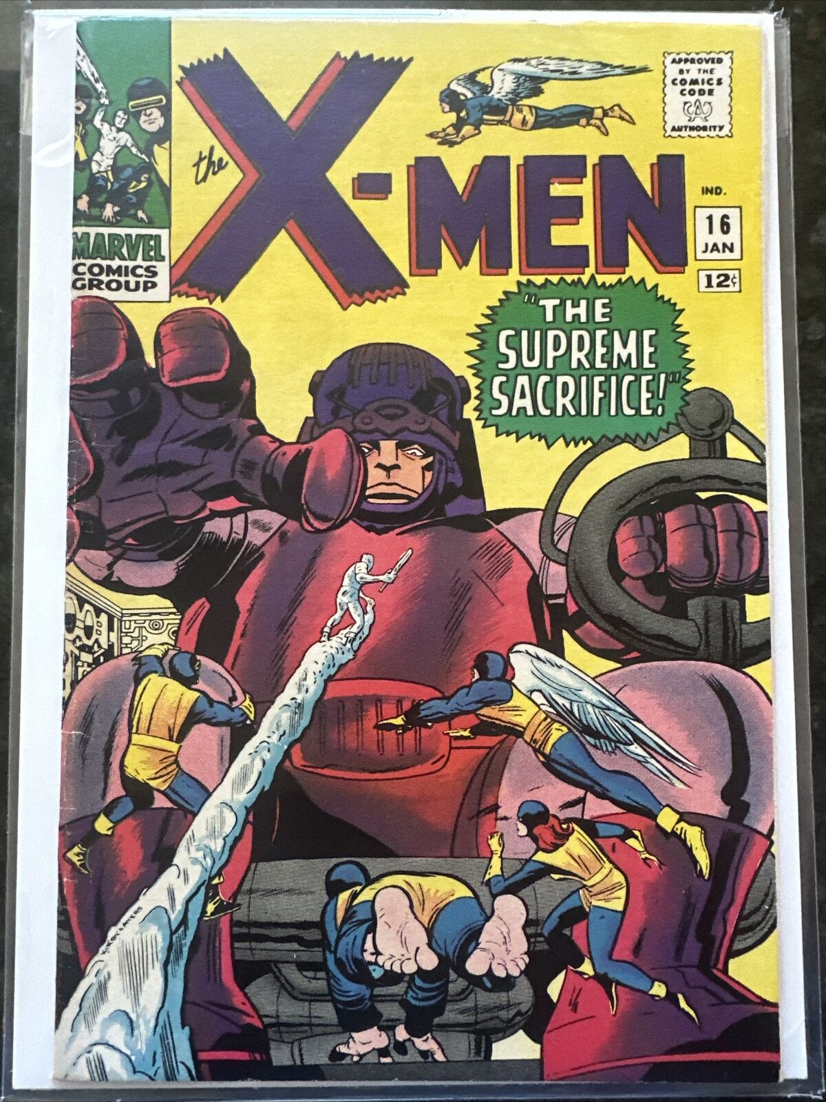 Uncanny X-Men #16 1966 Key Marvel Comic Book 3rd Appearance Of The Sentinels