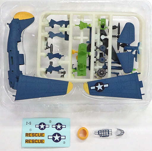 Candy Toy Plastic Model Kit Secret 2 1/144 2-S.Sb2C-4 Helldiver Us Navy Rescue S
