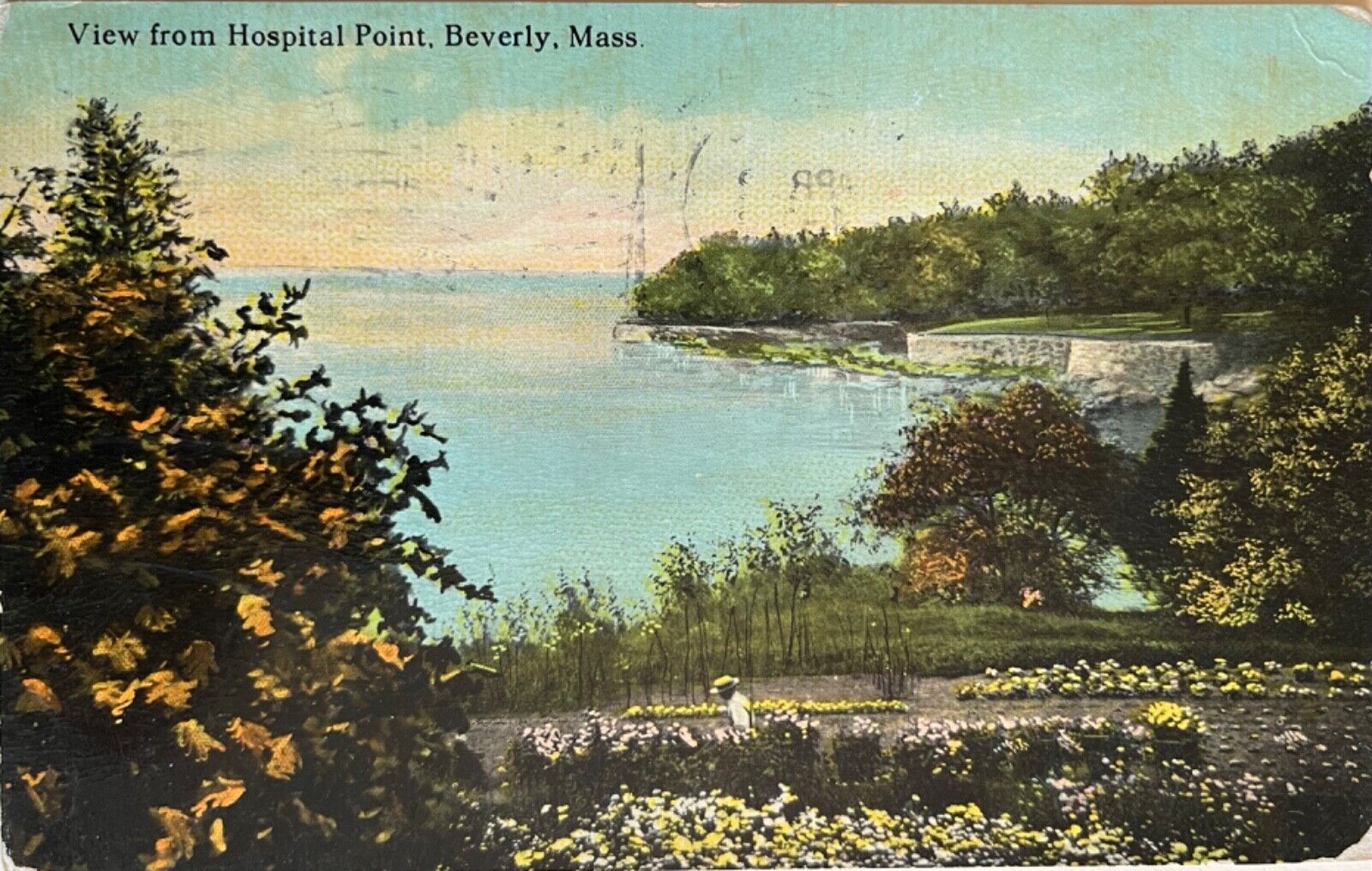 Beverly Massachusetts Hospital Point Scenic View Vintage MA Postcard c1910
