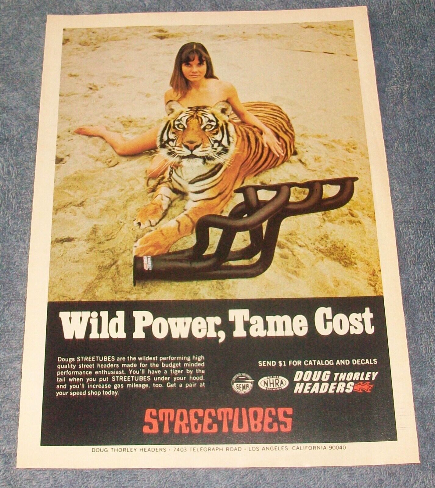 1974 Doug Thorley Streetubes Headers Vintage Ad \