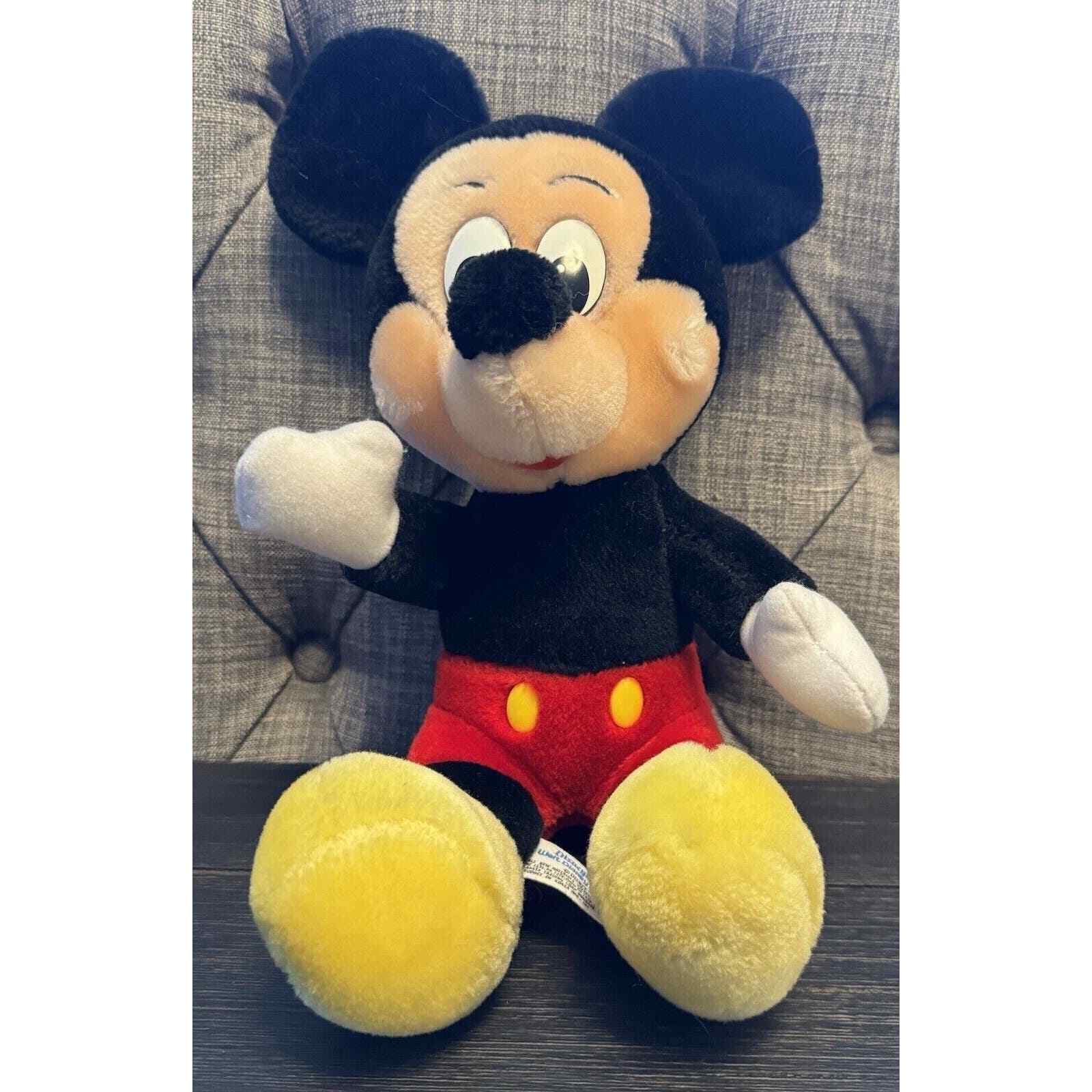 Vintage 12” Disney Parks Mickey Mouse Plush