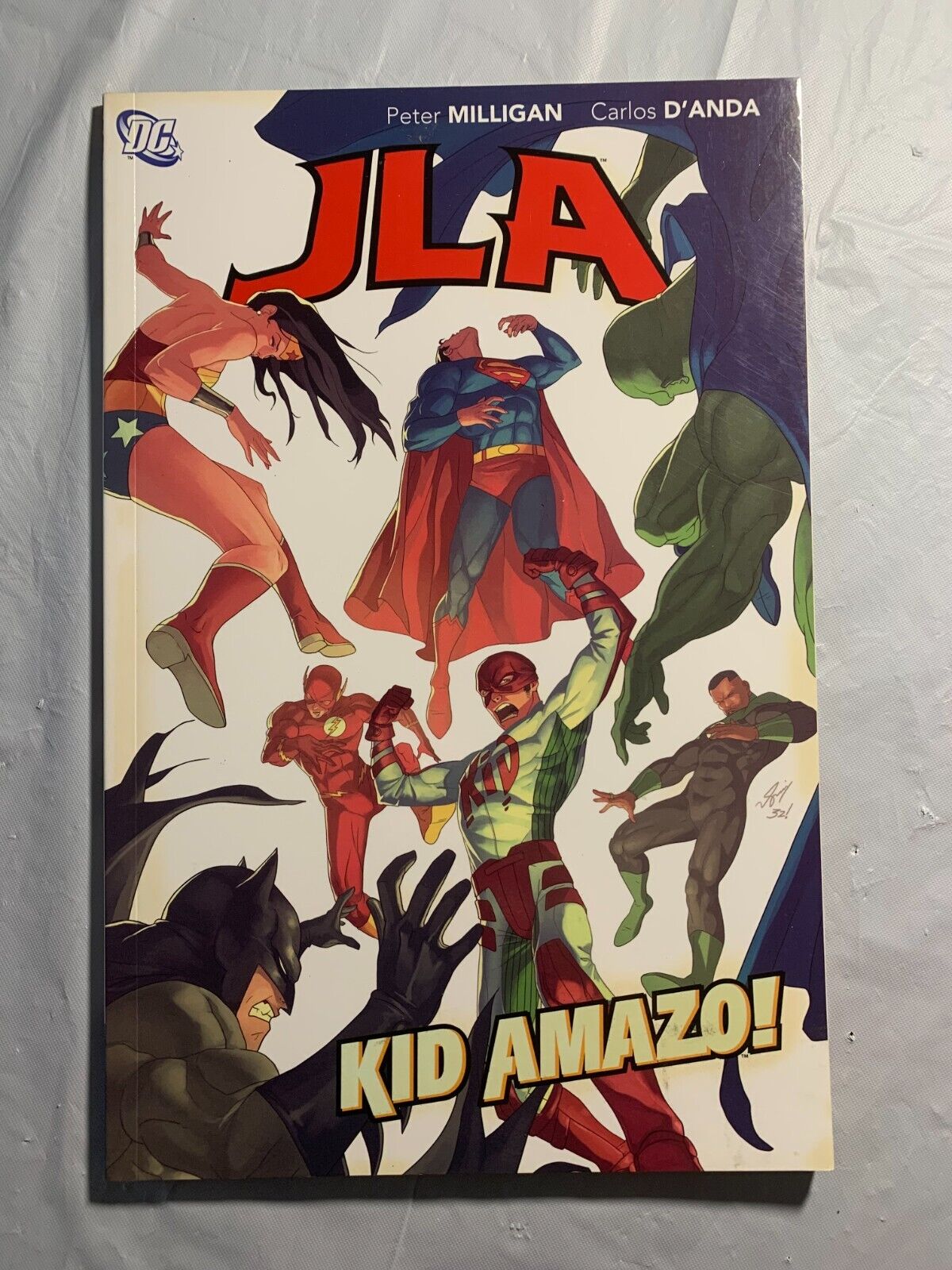 JLA: Kid Amazo by Peter Miligan & Carlos D\'Anda TPB (2008) - First Printing