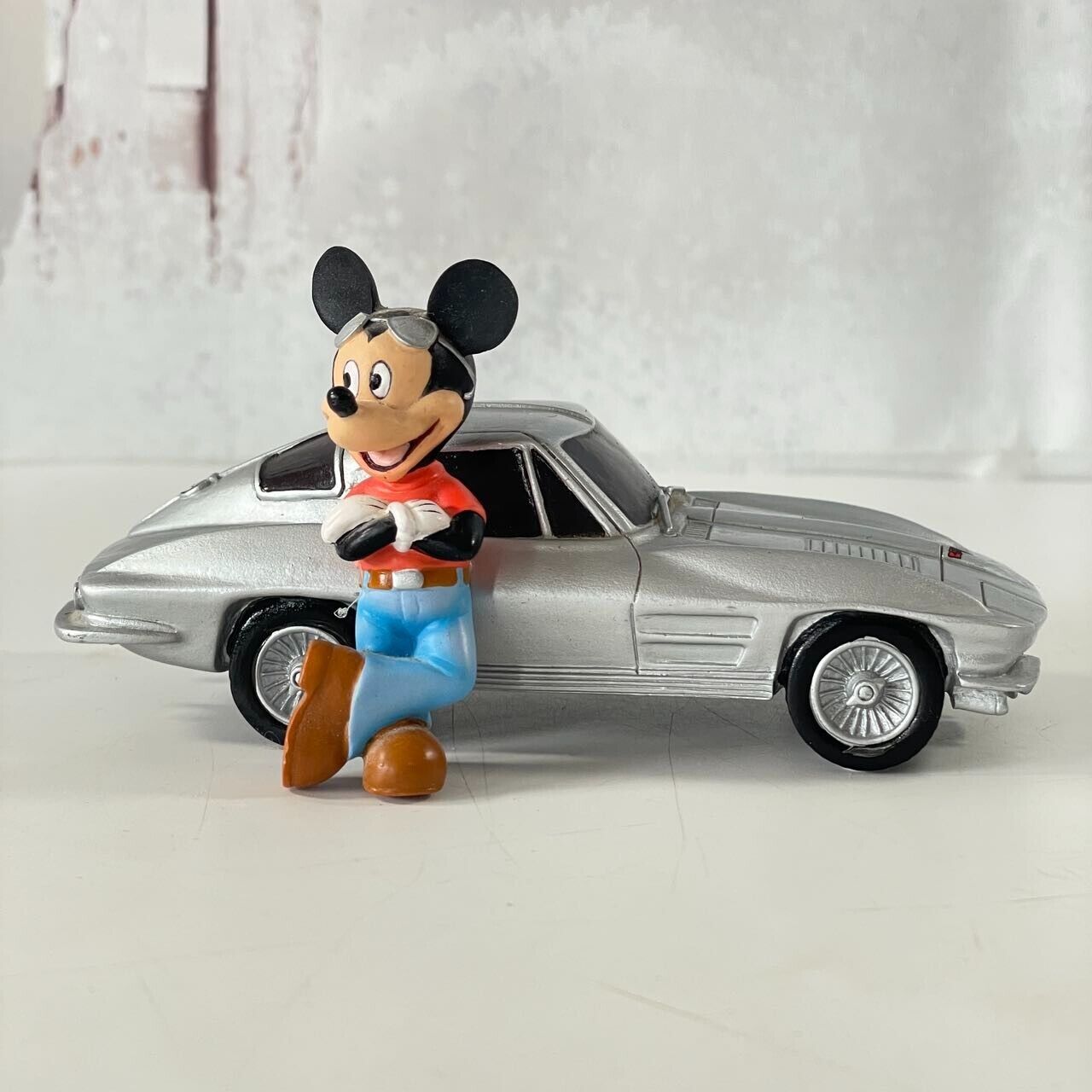 Mickey's Classic 1963 Corvette, 2008 The Hamilton Collection Figurine Disney