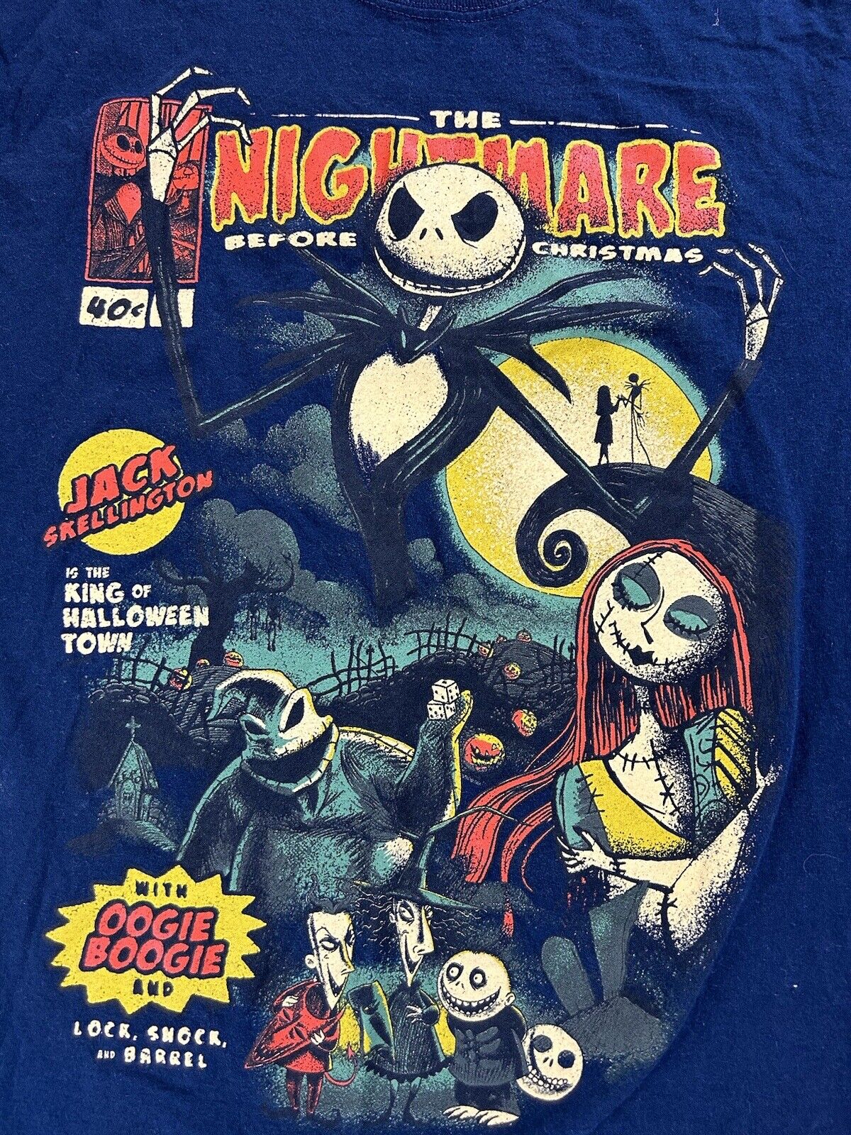 The Nightmare Before Christmas Vintage T Shirt Disney