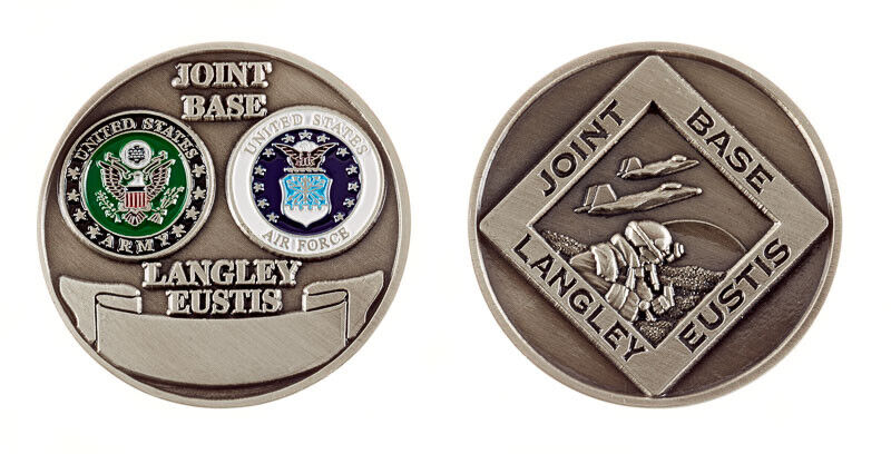 US Armed Forces Joint Base Langley Eustis Challenge Coin