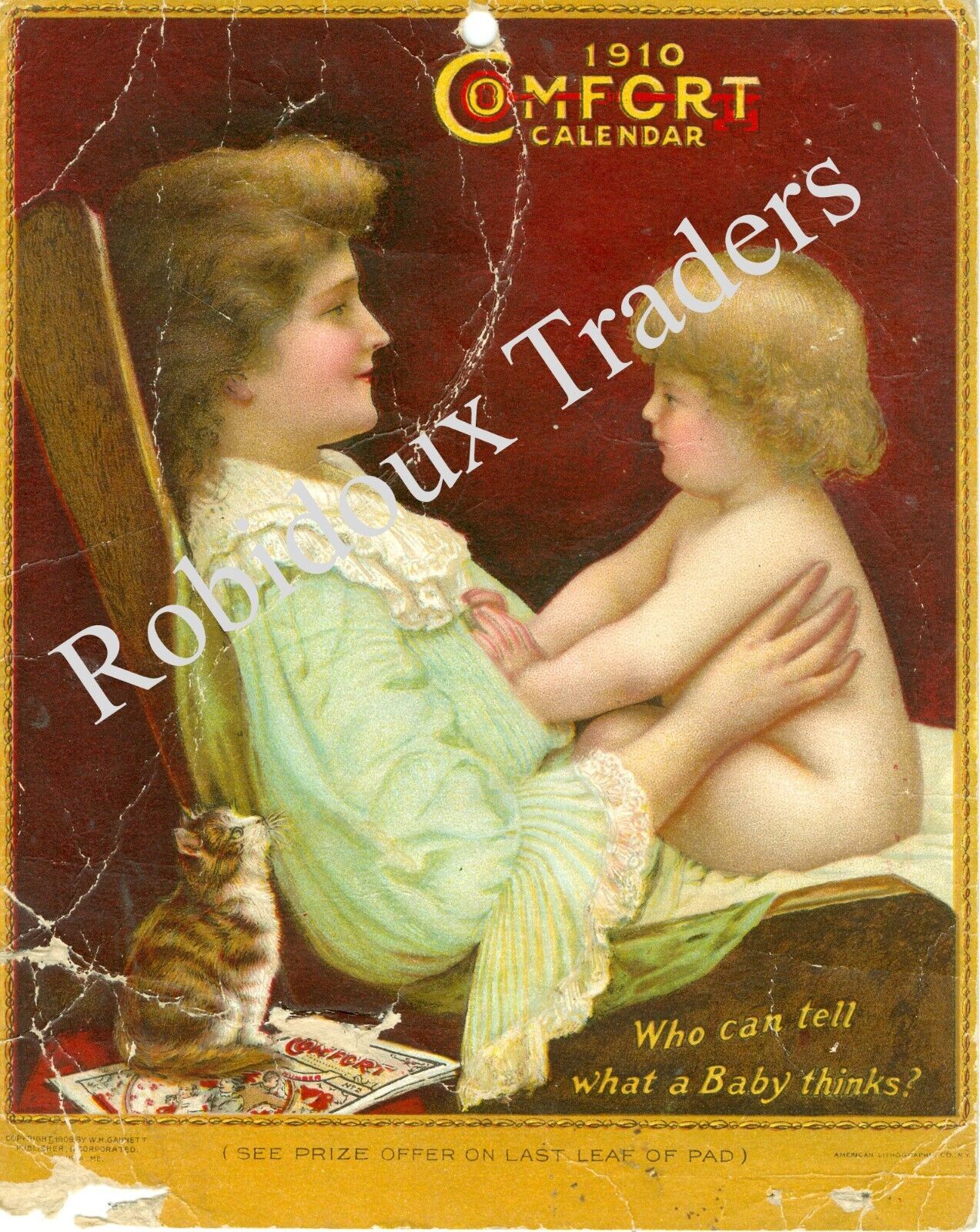 Lot of Three 1896-1910 Coffee, Magazine & Thread Trade Cards