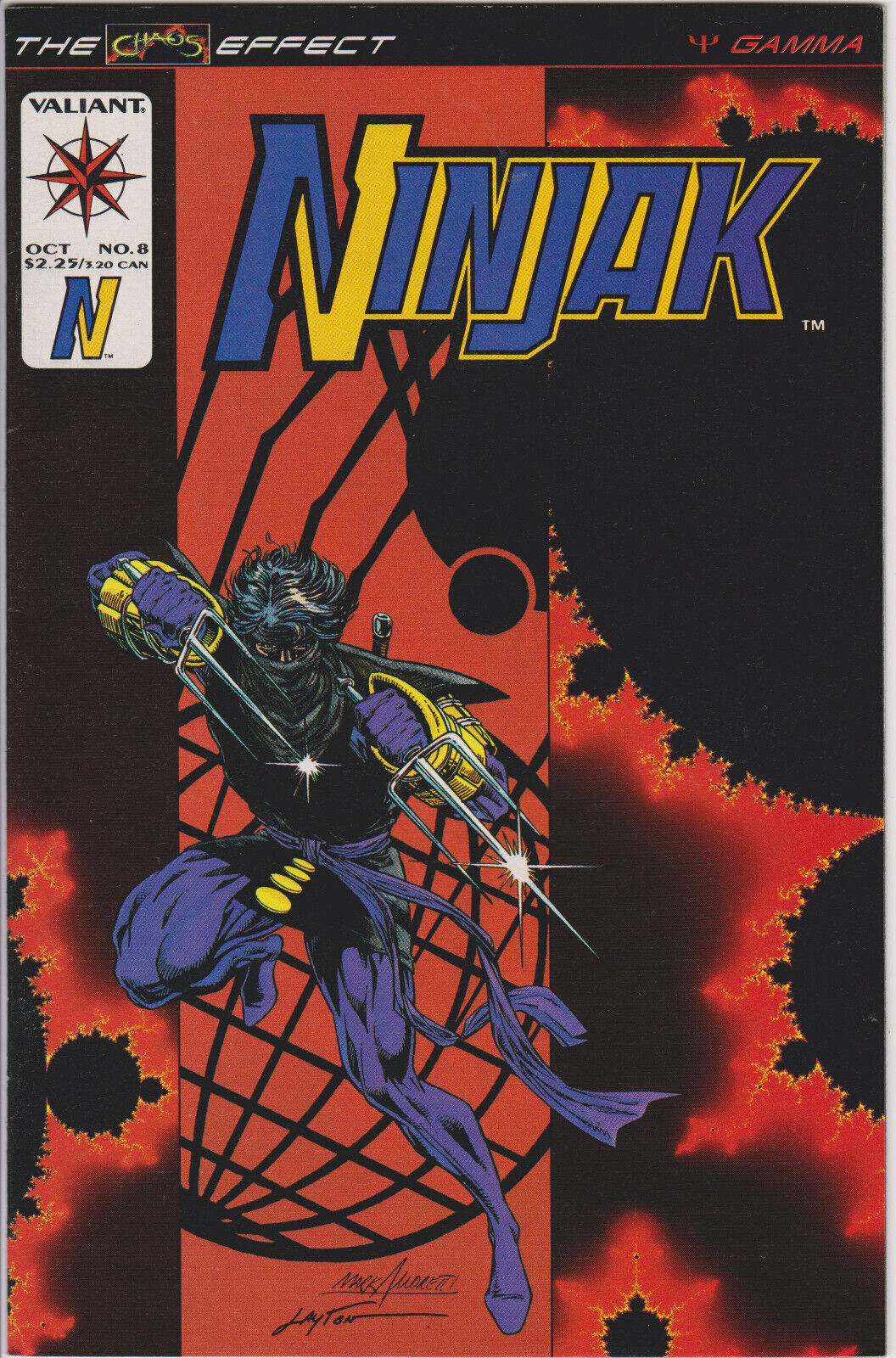 Ninjak #8 Vol. 1 (1994-1995) Valiant Entertainment