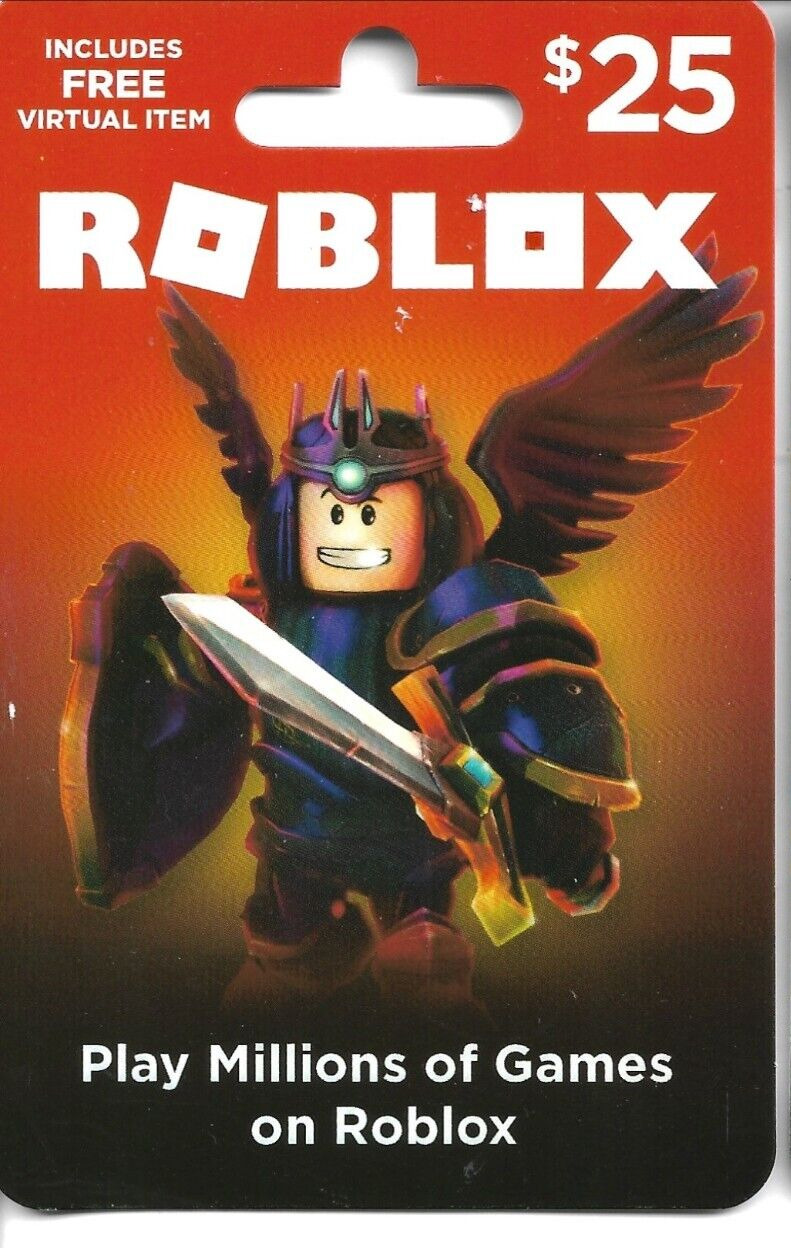 ROBLOX GIFT CARD - -NO $ VALUE ON CARD - COLLECTABLE ONLY
