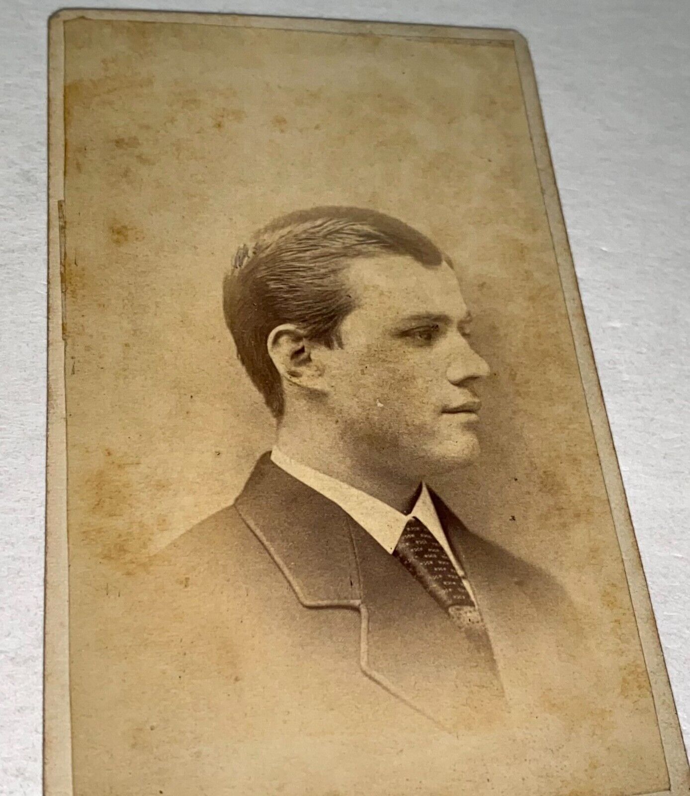 Rare Antique ID\'d Victorian American Pittsburgh Merchant Fred Immekus CDV Photo