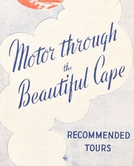 1948 Cape Town South Africa Car Hire Brochure-Motor Through the Beautiful Cape