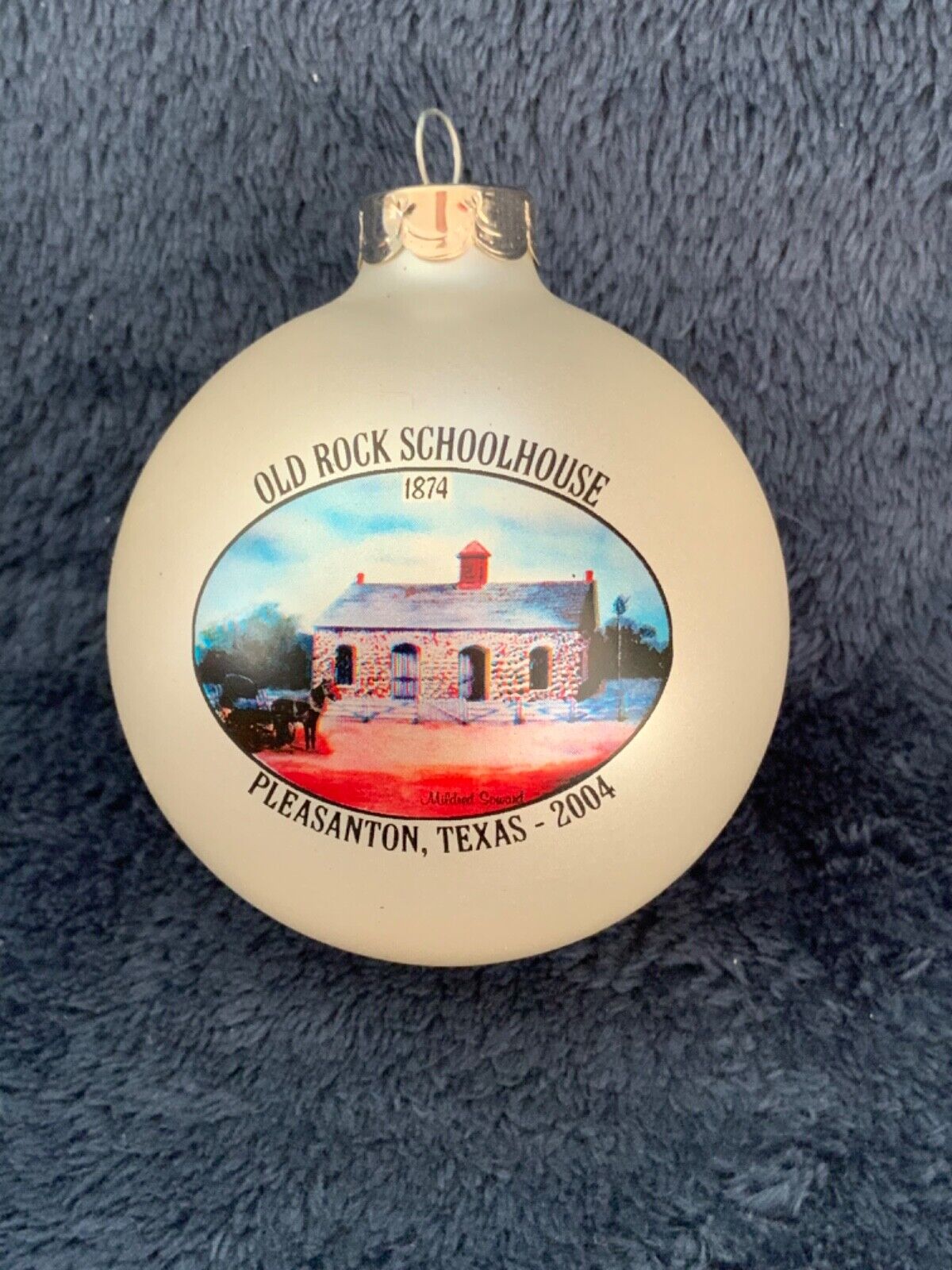 Howe House Limited Edition Ornament OLD ROCK SCHOOLHOUSE original box* TEXAS ‘04