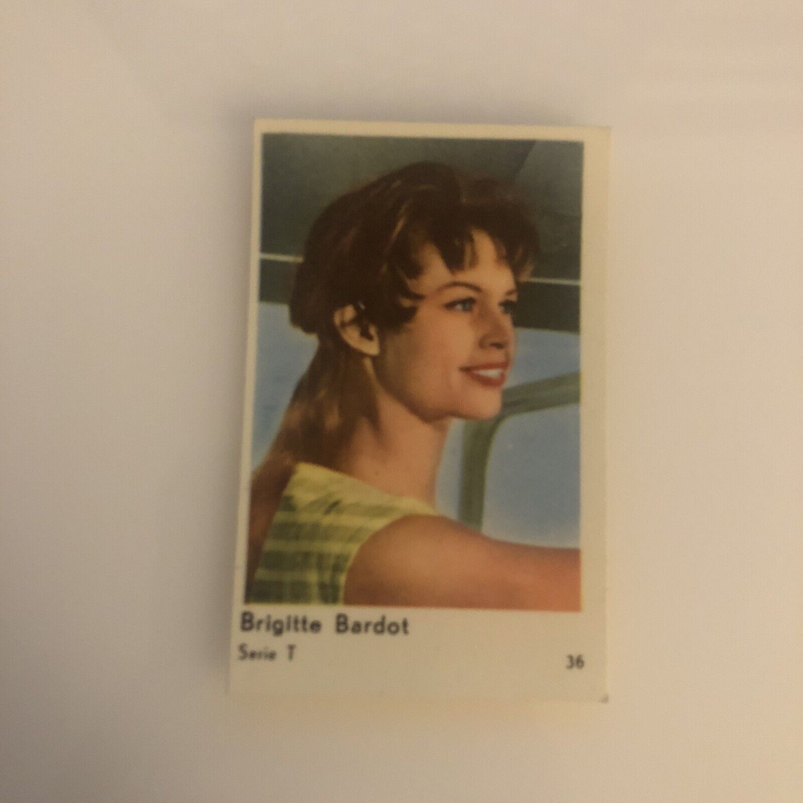 1950s Gum Card Brigitte Bardot
