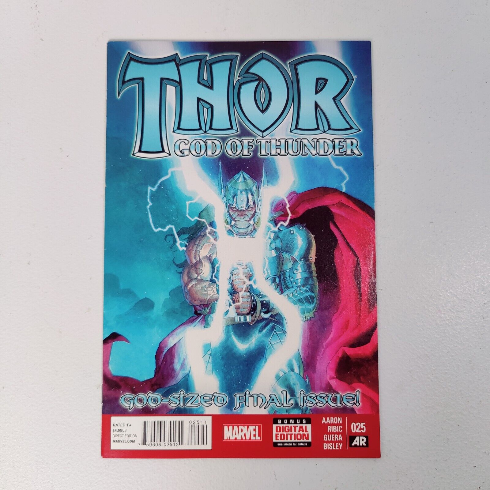 Thor God of Thunder #25 2014 Marvel Comics God Sized Final Issue