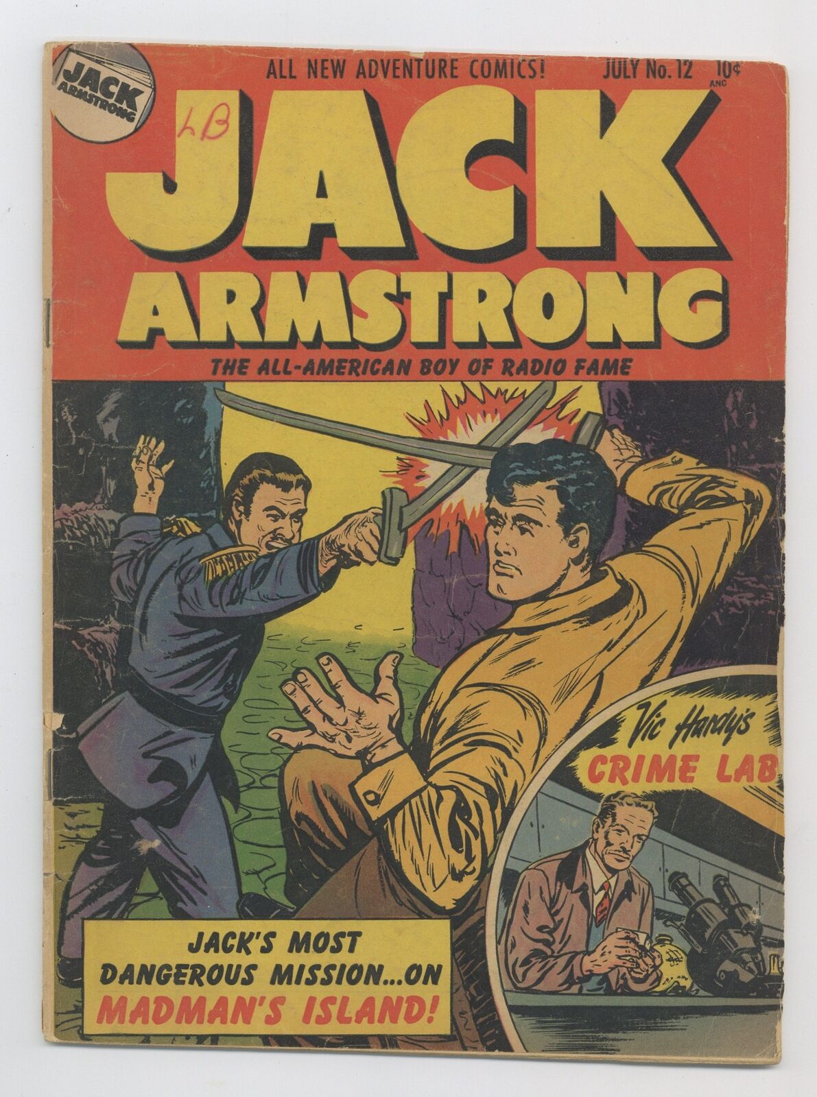 Jack Armstrong #12 GD+ 2.5 1949 Low Grade
