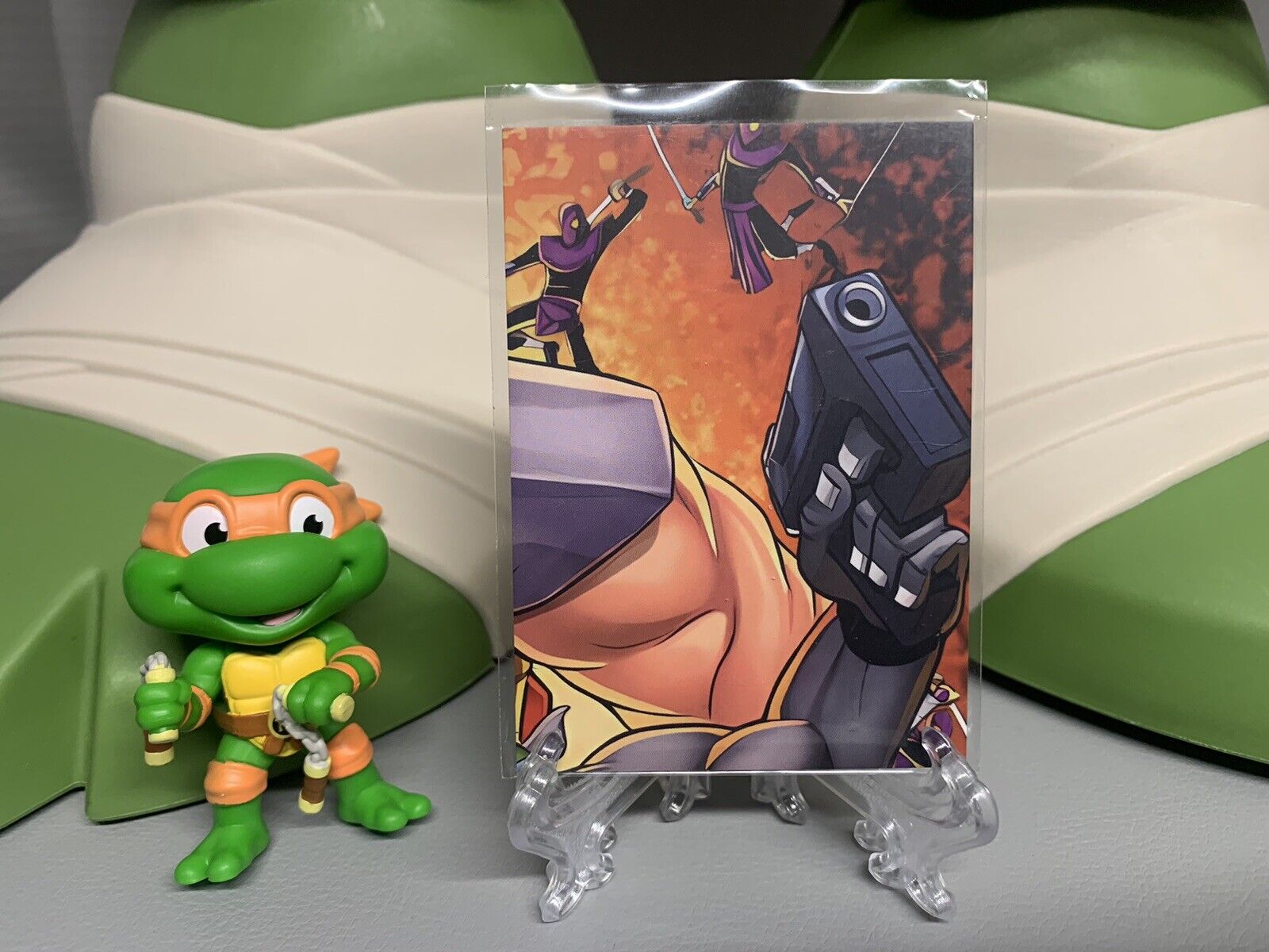 TMNT Rise of the teenage mutant ninja turtle puzzle #3 and #4 card
