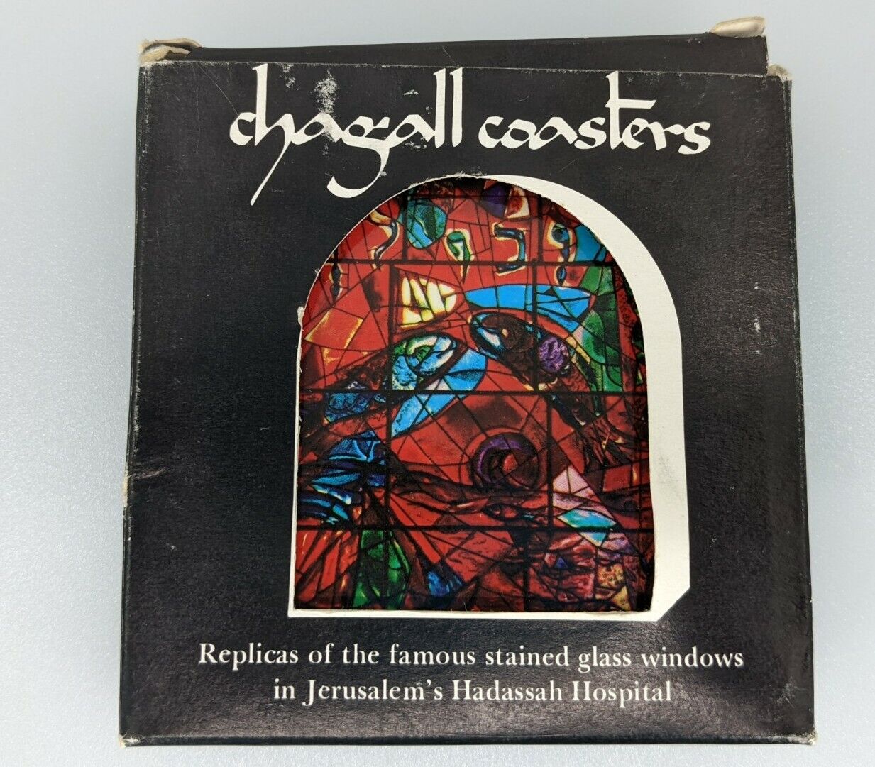 [BNIB] Coasters Set of 6 -- Hadassah Hospital\'s Chagall Stained Glass Windows